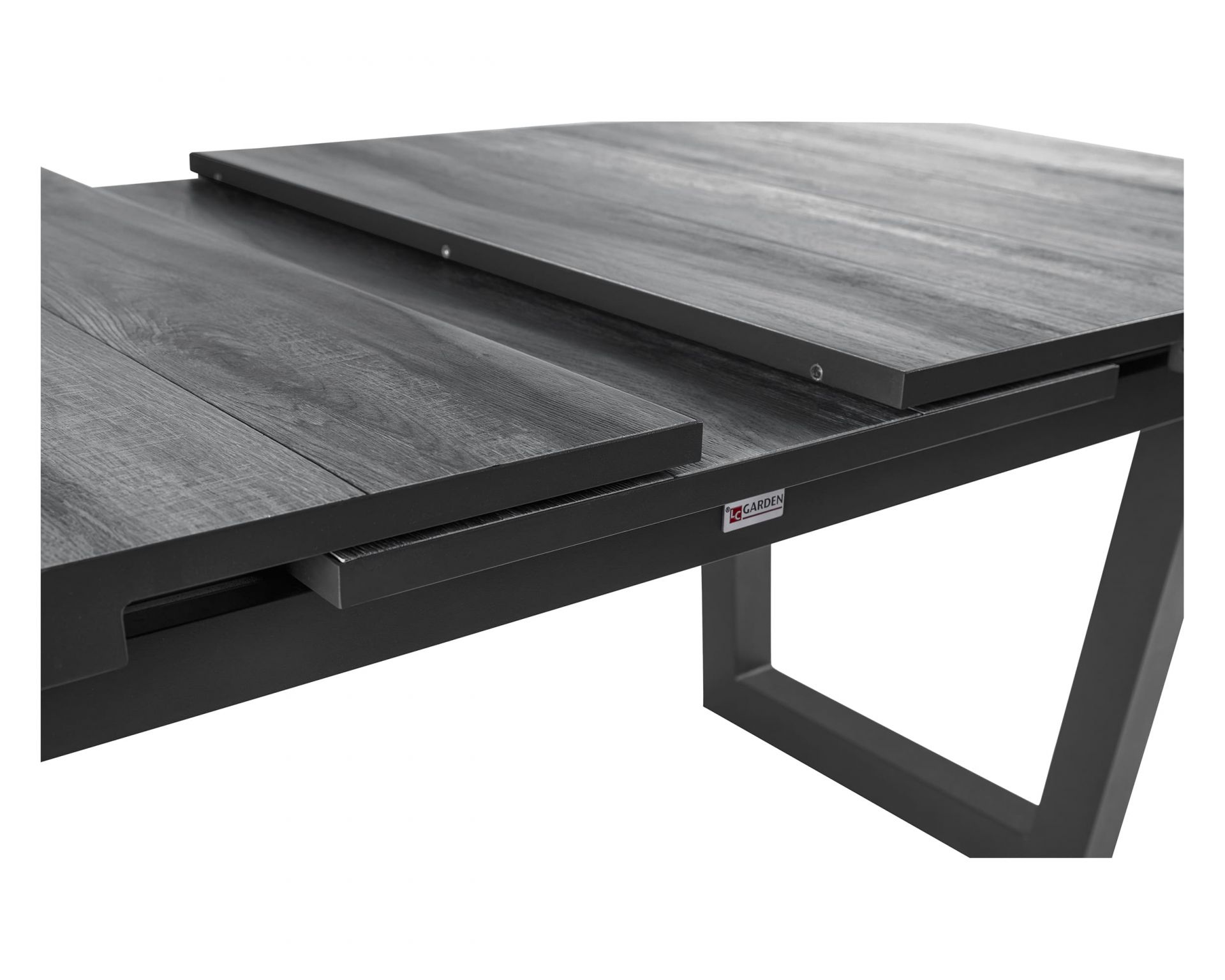 Dining Set I Sitzgruppe Gartenset Nizza Ausziehtisch + 6 Positionsstühle grau Dining Set I Sitzgruppe Gartenset Nizza Ausziehtisch + 8 Positionsstühle grau