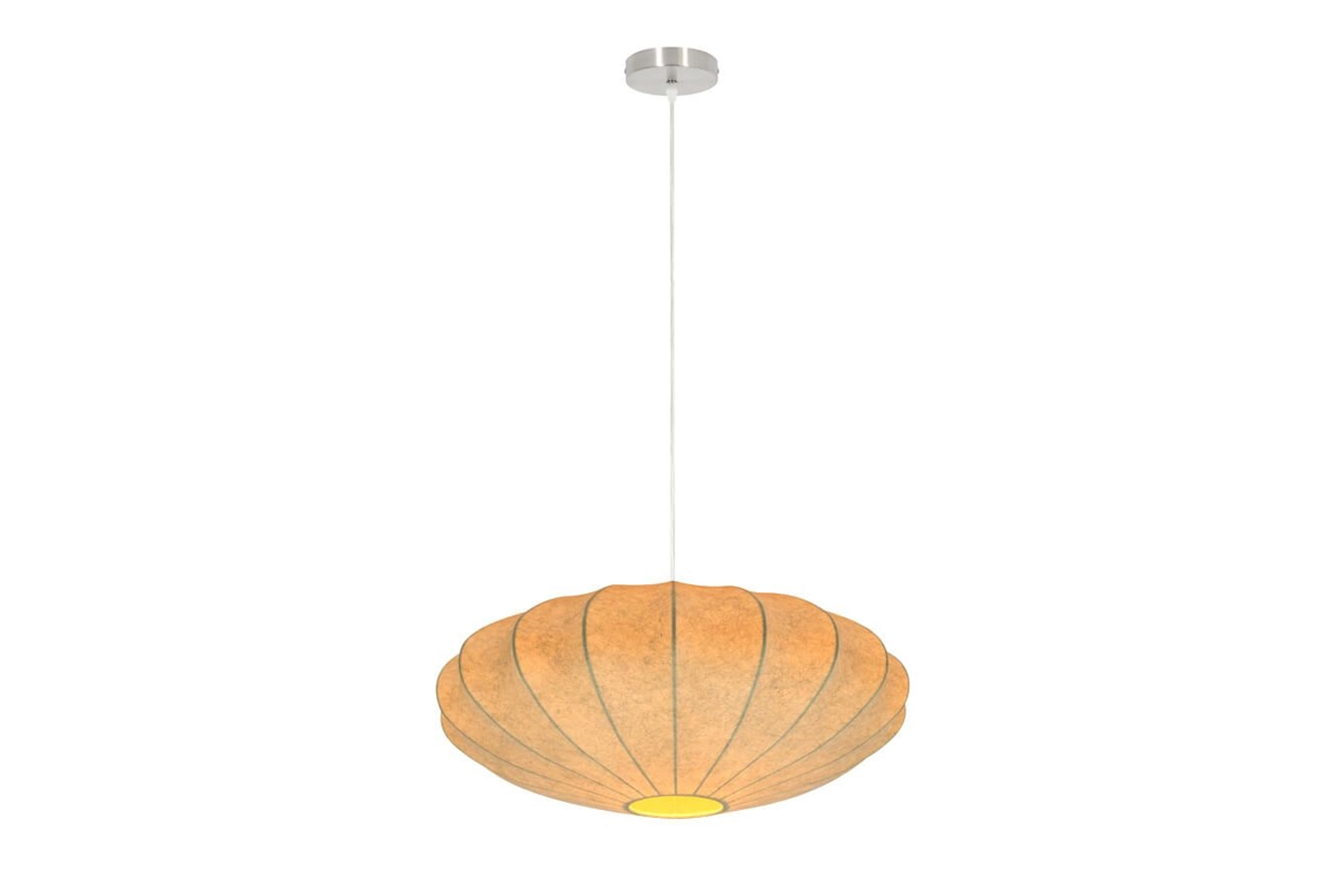 Deckenleuchte Hängeleuchte FAY von Light & Living Ø50x22 cm Braun Kunststoff