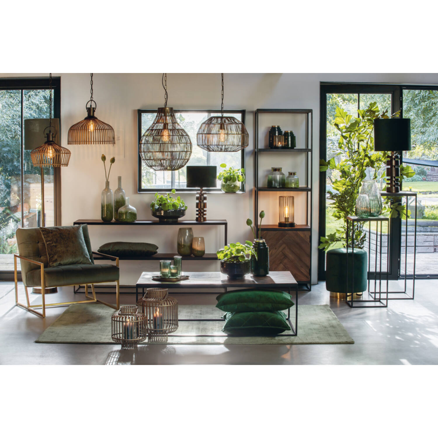 Beistelltisch Säule CHISA von Light & Living 2er Set Couchtisch Mangoholz