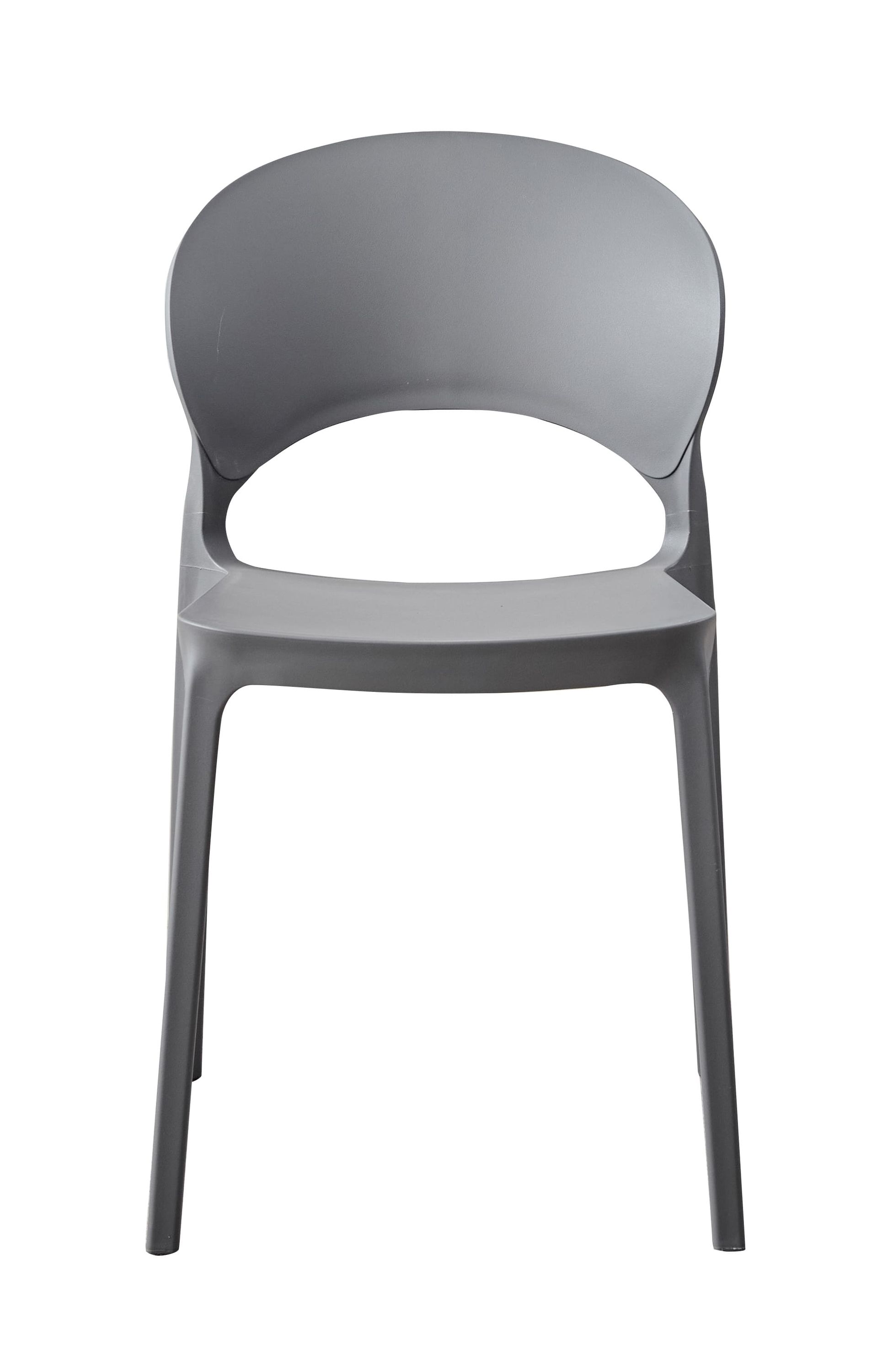 Stapelstuhl Quito Gartenstuhl Bistrostuhl Kunststoffstuhl Anthrazit