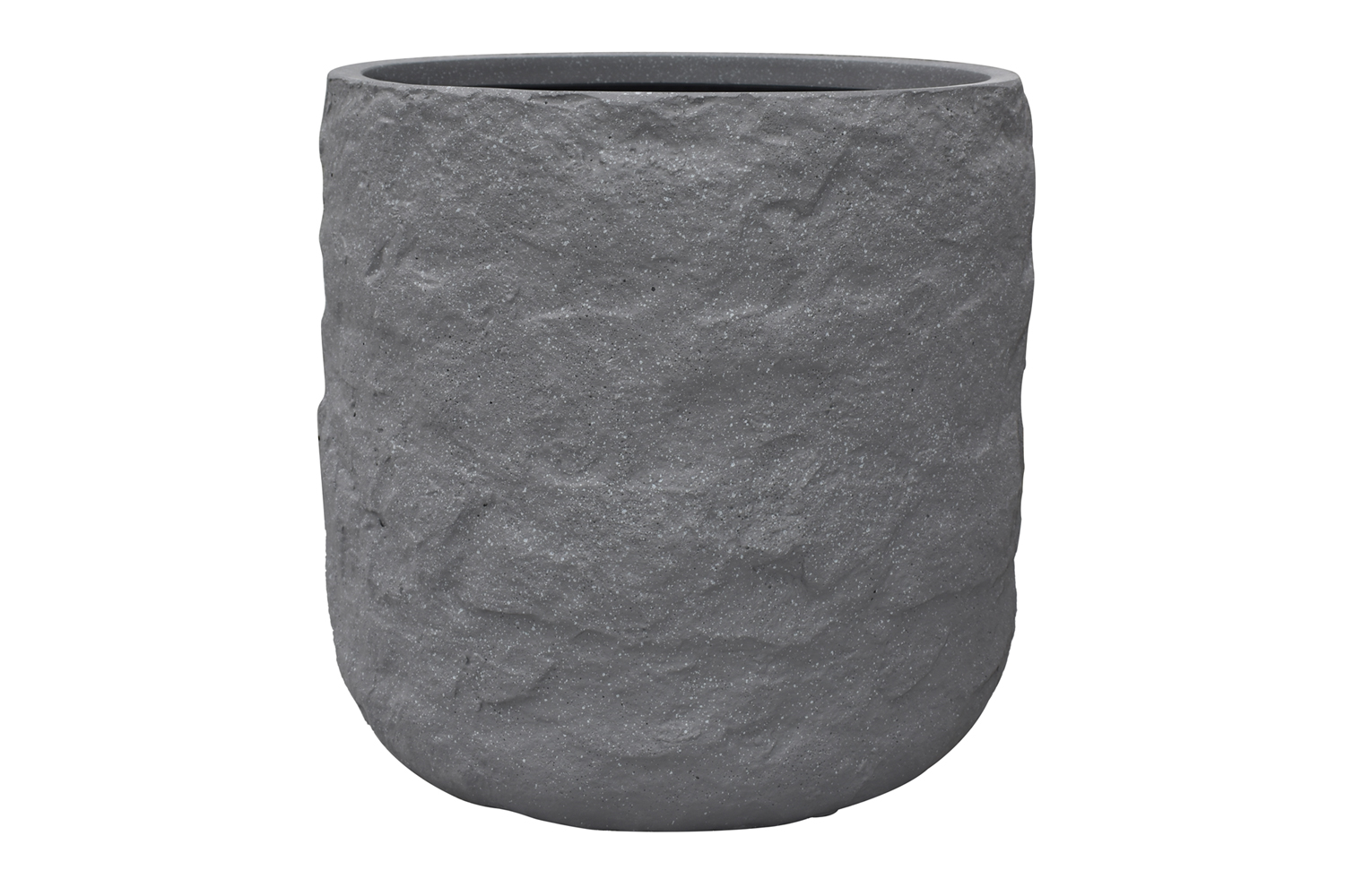 Pflanzgefäß The Rock Pflanzkasten Blumenkasten 53x50,5 cm Steinoptik Grau