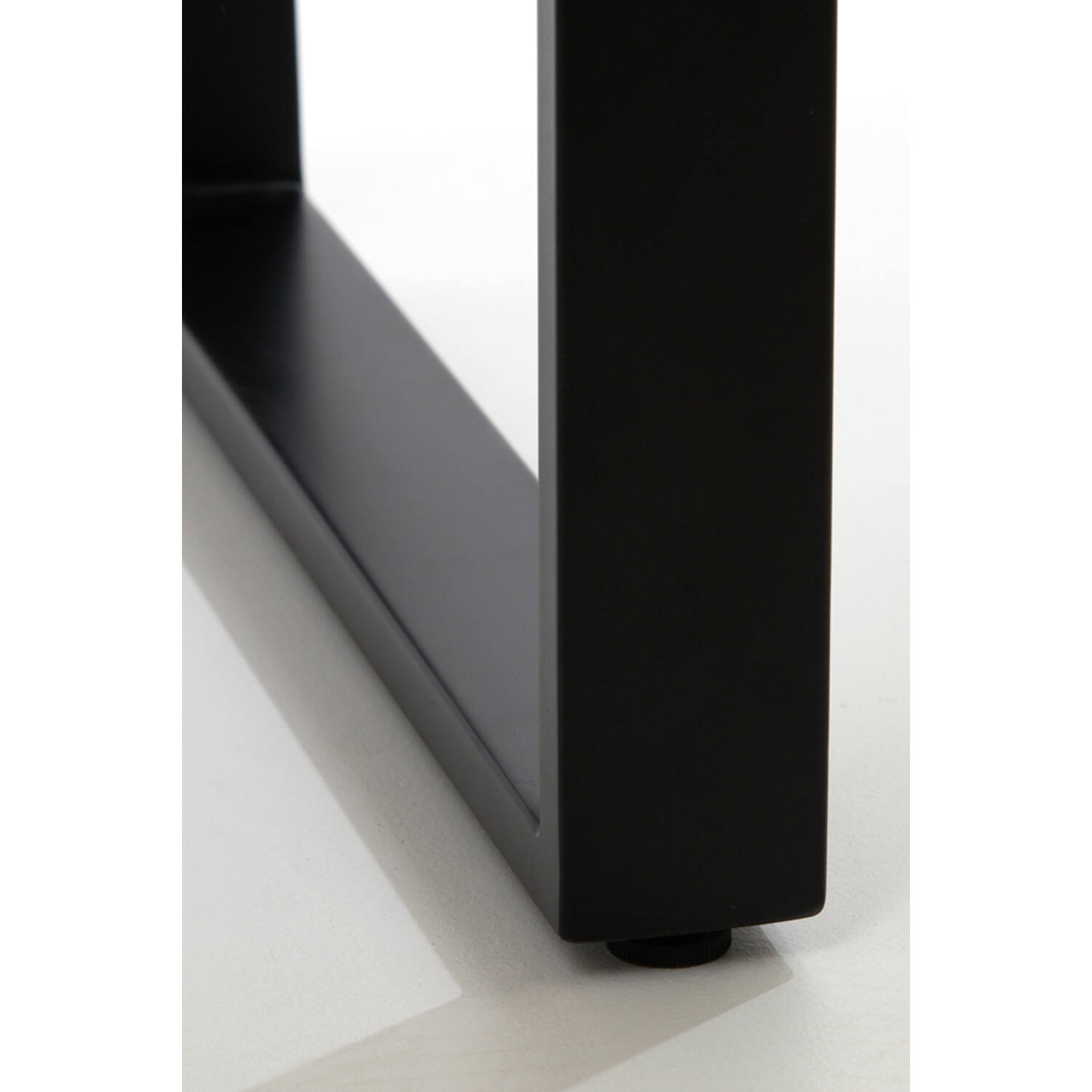 Esstisch LEXIE von Light & Living Eichenholz naturell-schwarz U-Gestell 220 cm