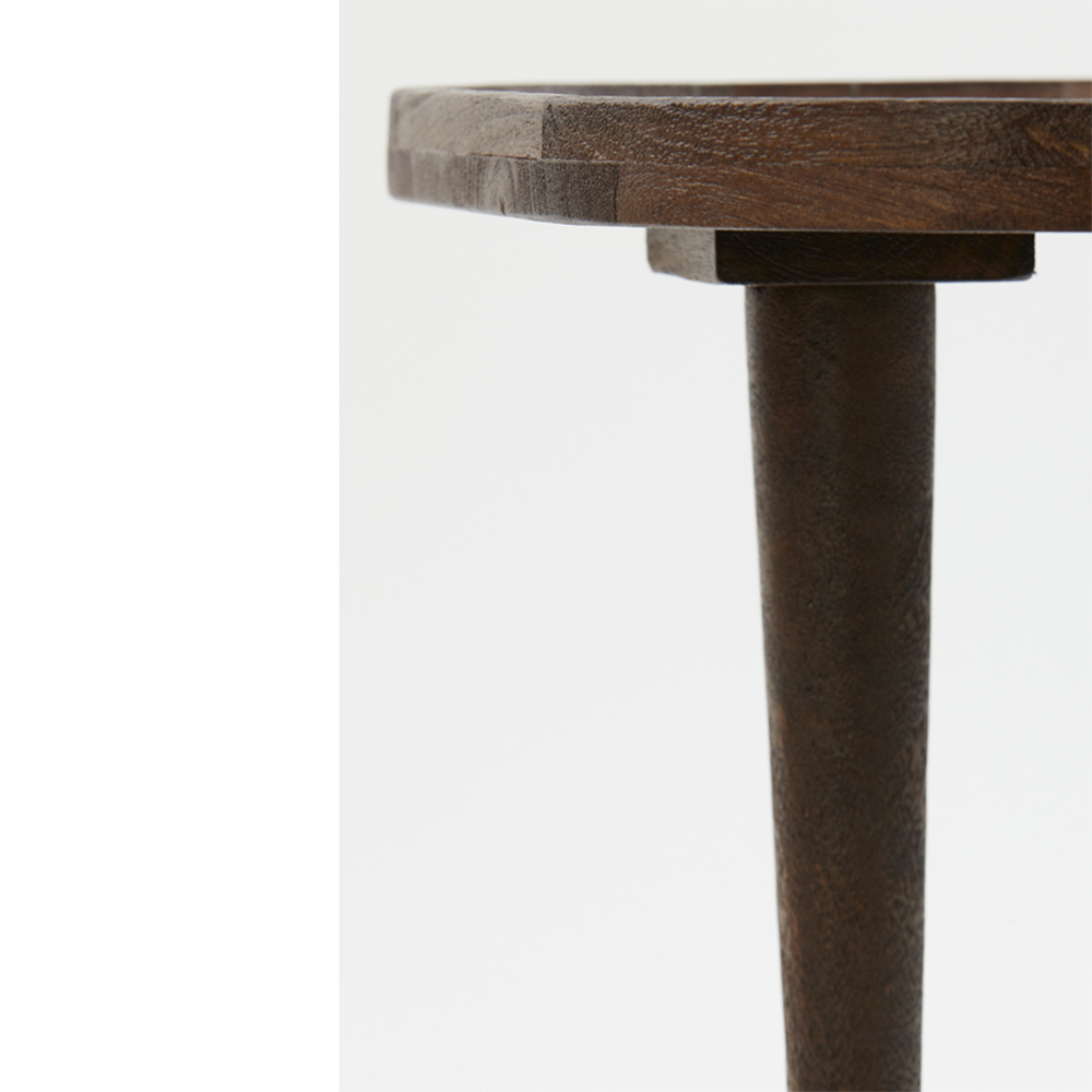 Beistelltisch MAZABE von Light & Living 65x45x38 cm Holz Matt Rotbraun