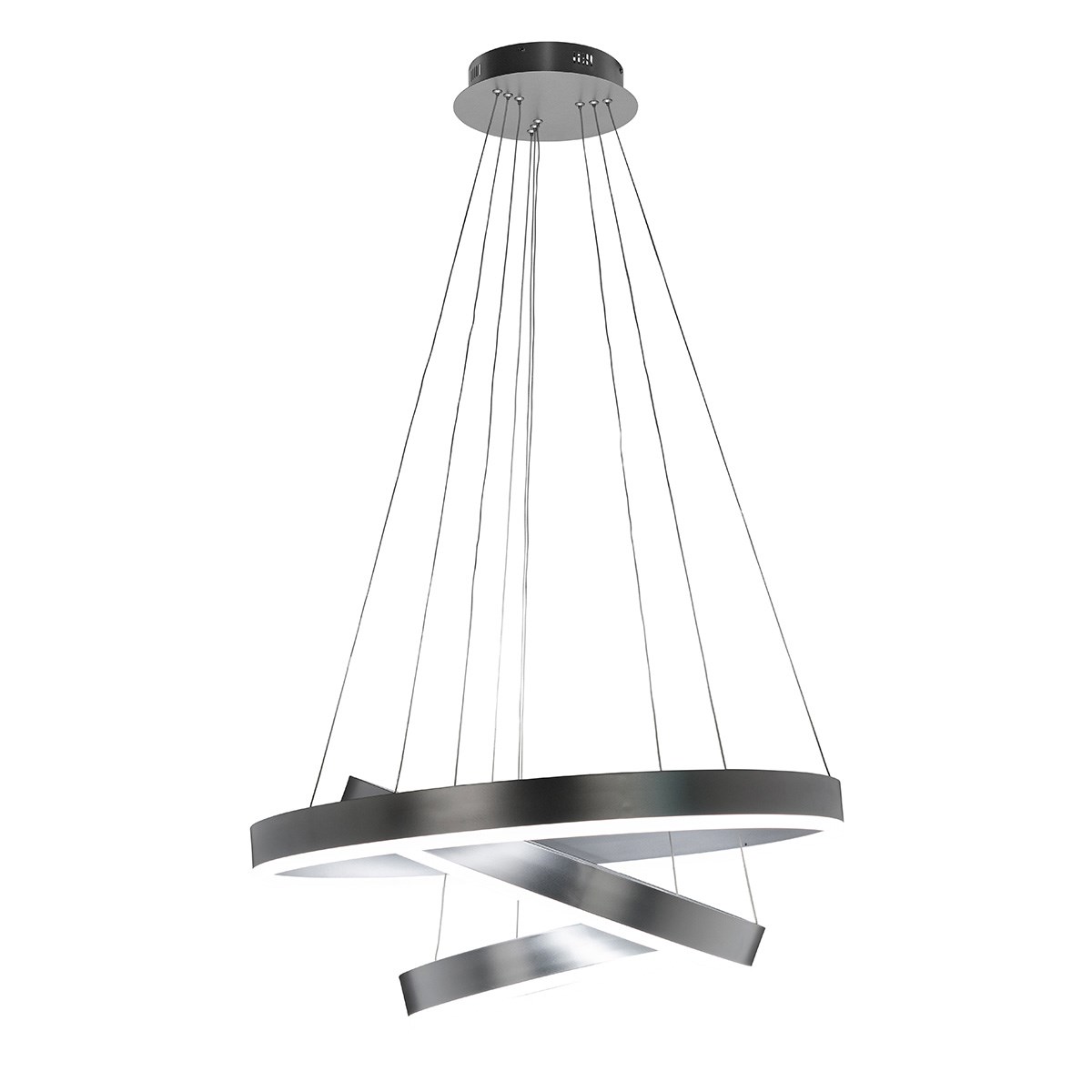 Richmond Interiors Pendelleuchte "Jenna" Silber