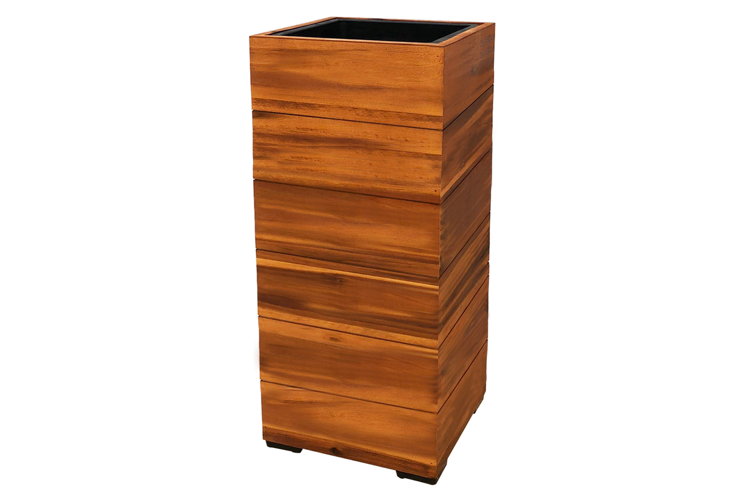 Pflanzgefäß Pflanzkasten Blumenkasten Akazienholz 33x72 cm mit Einsatz Pflanzgefäß Colorado 1 Pflanzkasten Blumenkasten Akazienholz 33x72 cm mit Einsatz