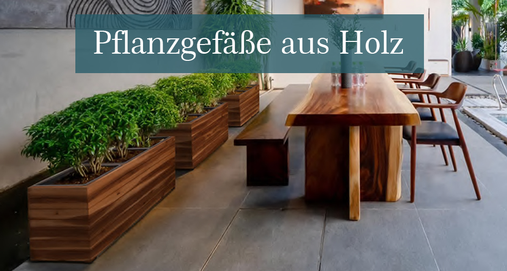 Pflanzkasten-Holz-Mobil