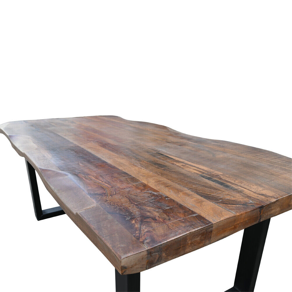 Esstisch Massivholz Baumkantentisch ZANSIBAR 220 cm