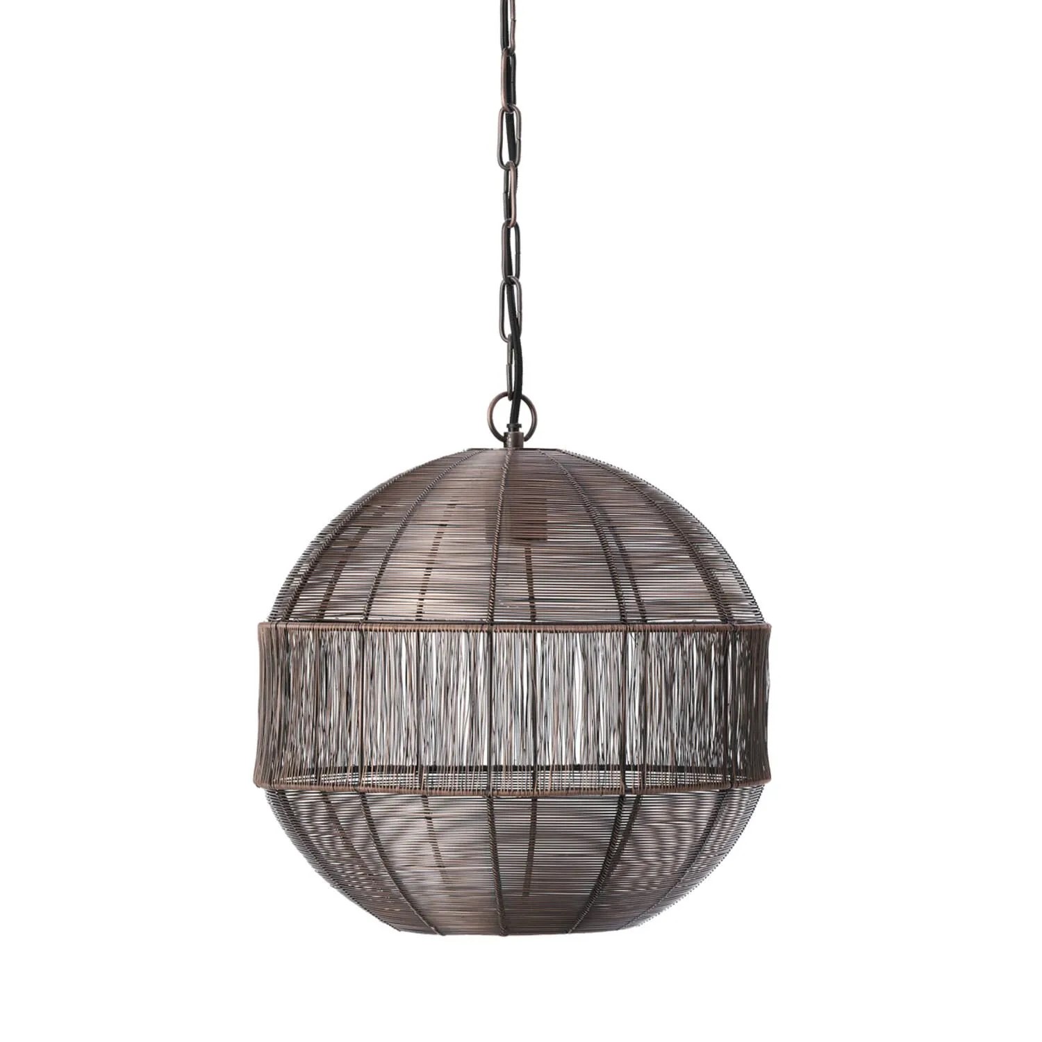 Deckenleuchte Hängeleuchte PILKA von Light & Living Lampe Ø45x47 cm Antik Kupfer