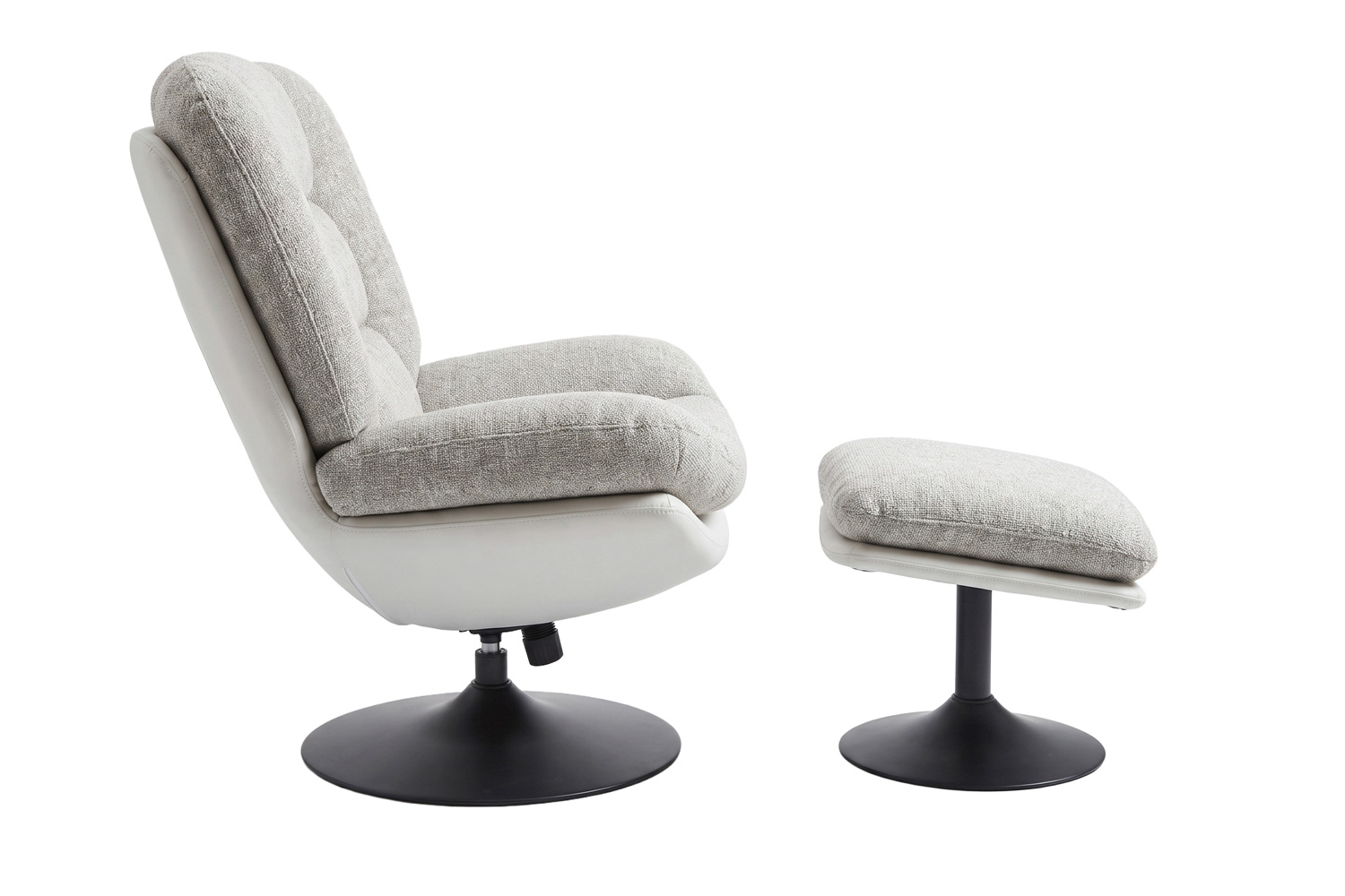 264202MW-drehsessel-palermo-loungesessel-webstoff-beige_3.jpg Relaxsessel mit Hocker Palermo Drehsessel Loungesessel Webstoff Beige