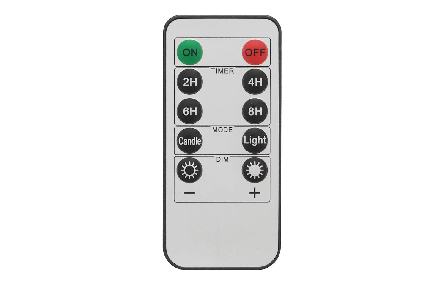 LED-Kerzen Set mit Fernbedienung Timer 3-tlg. im Glas Bernstein