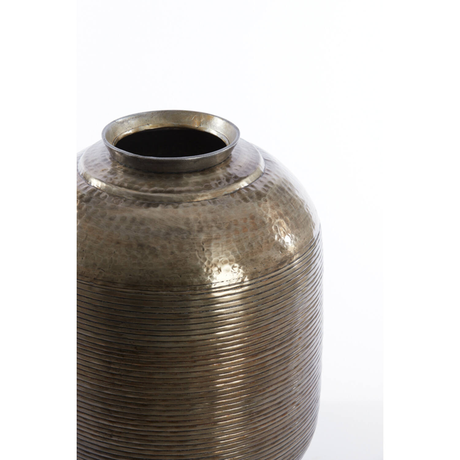 Dekovase Vase LISBOA von Light & Living Blumenvase Bodenvase Ø45x60 cm Antik Gold