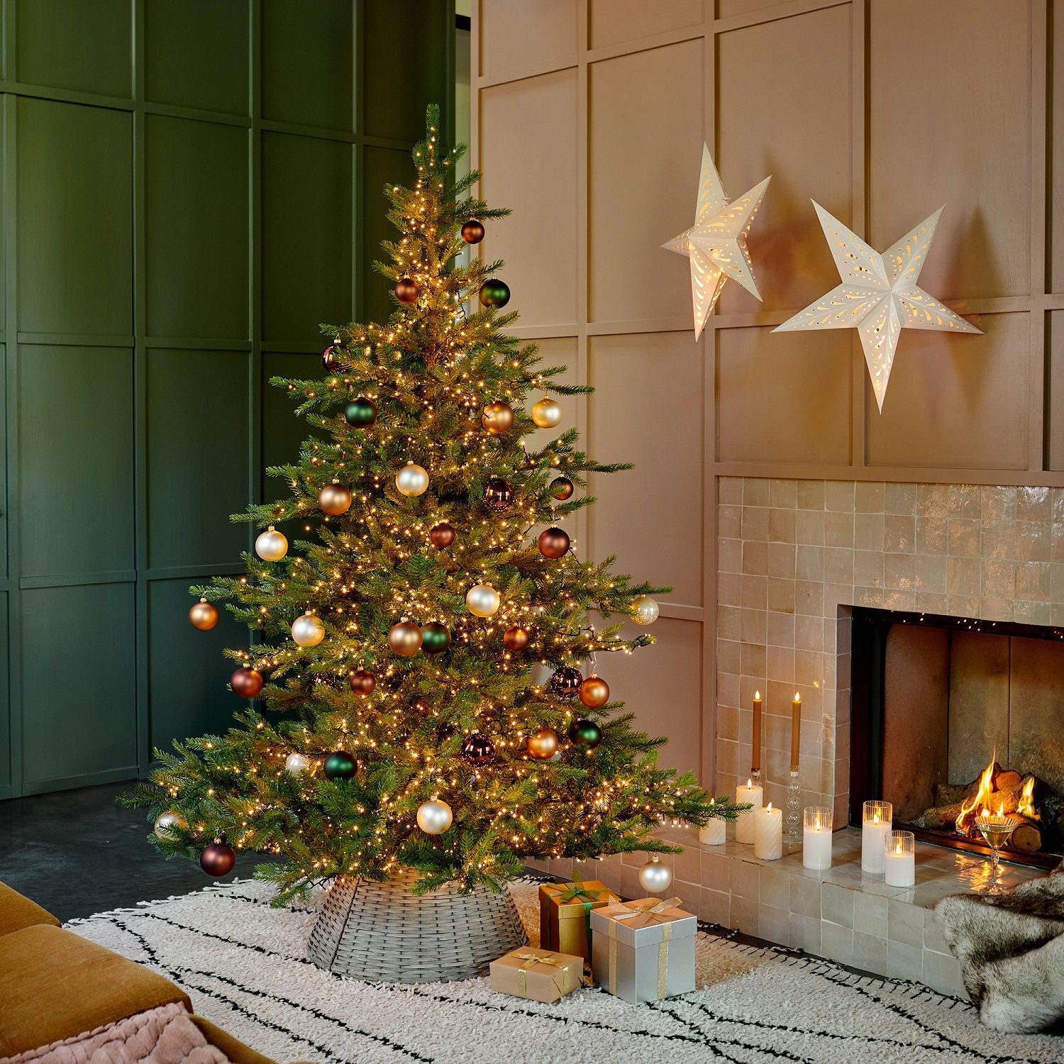Lichterkette Weihnachtsbeleuchtung Lumineo Compact 900 LED-Leuchten klassisch weiß 22,5m
