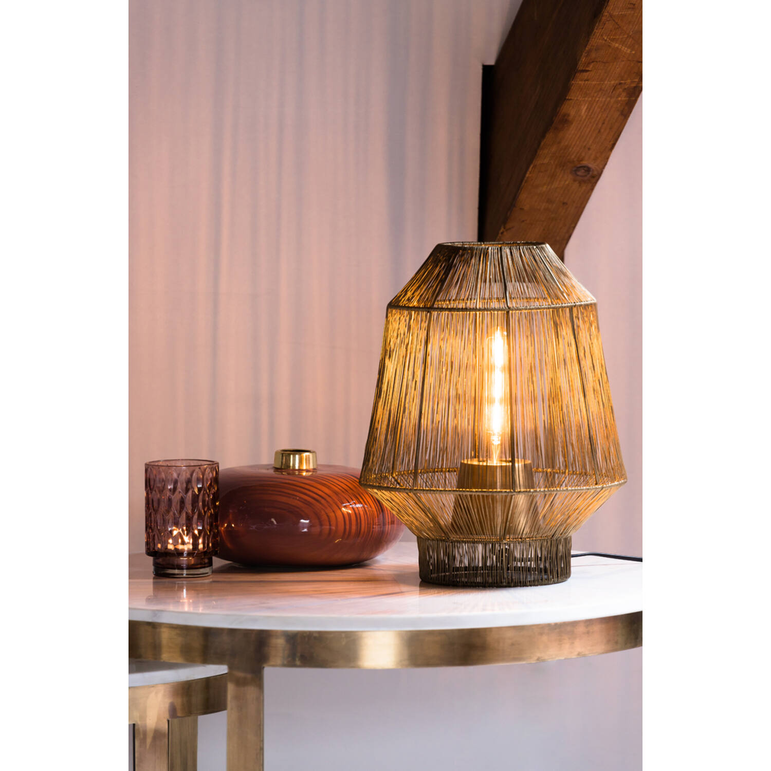 Tischleuchte Lampe VITORA von Light & Living Ø30x38 cm Antik Bronze Tischleuchte Lampe VITORA von Light & Living Ø30x38 cm Antik Bronze