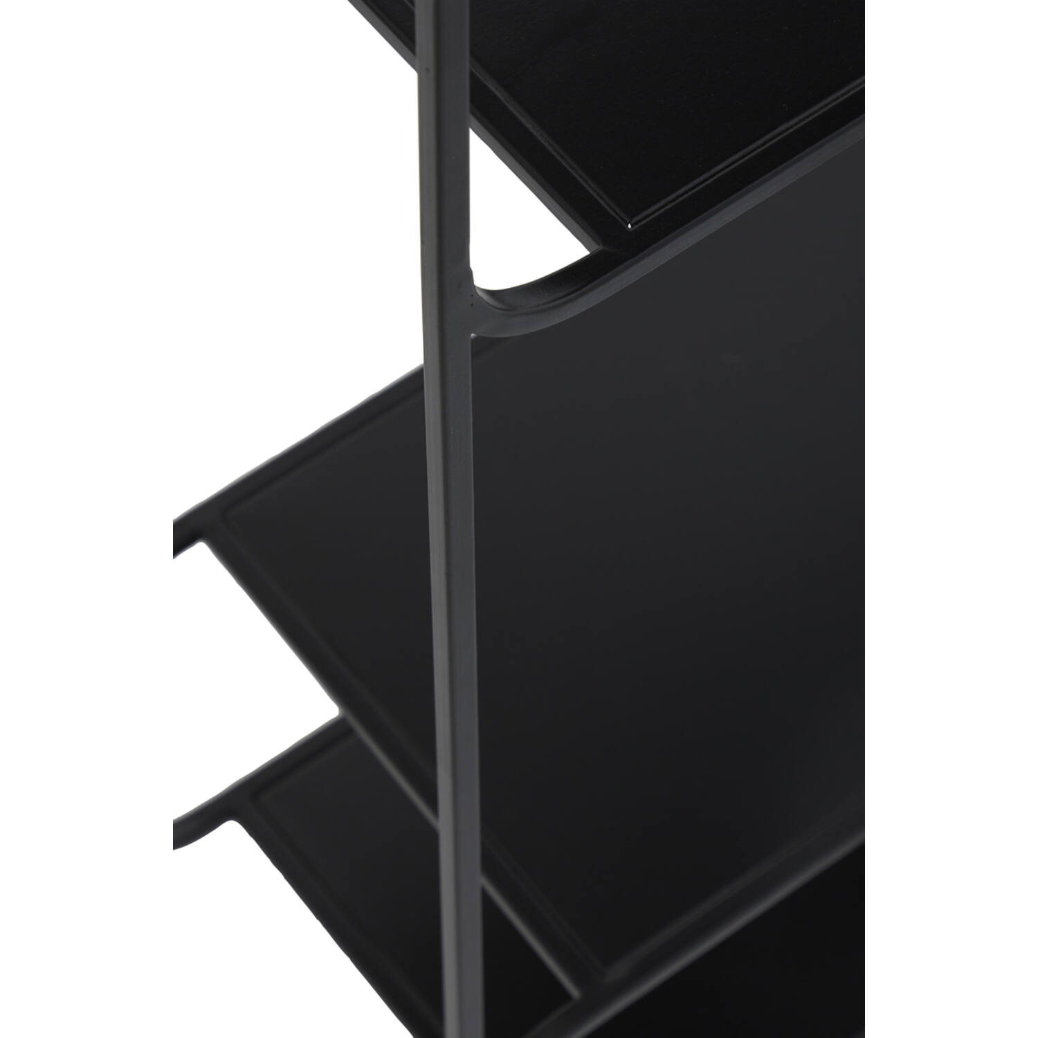 Wandschrank Regal offen WINSTON von Light & Living 100x26,5x90,5 cm Schwarz