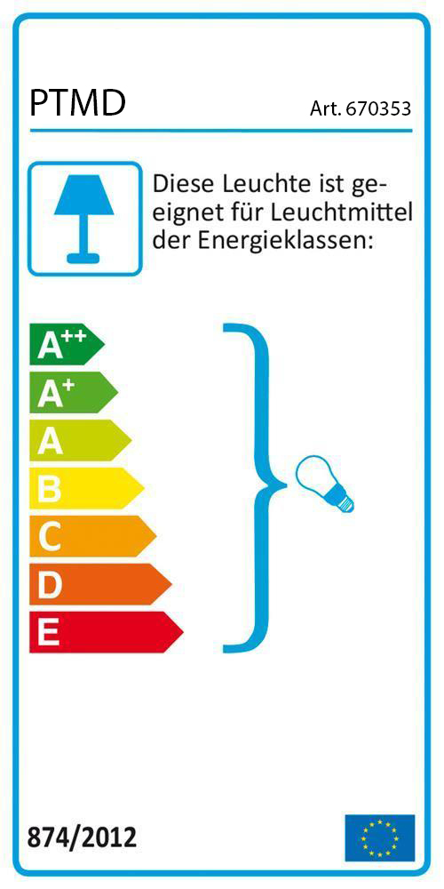 Deckenleuchte Hängeleuchte von PTMD Lampe Ø18x73 cm mit Kettenaufhängung Kupferoptik
