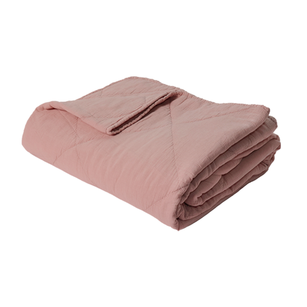 Decke Überwurf 100% Baumwolle 140 x 200 cm Skandinavisch Rosa Decke Überwurf 100% Baumwolle 140 x 200 cm Skandinavisch