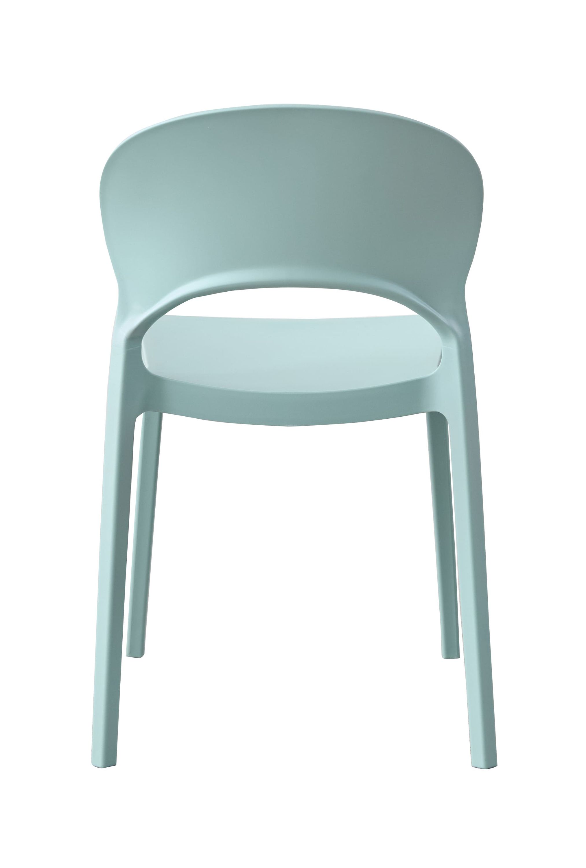 Stapelstuhl Quito Gartenstuhl Bistrostuhl Kunststoffstuhl Blau