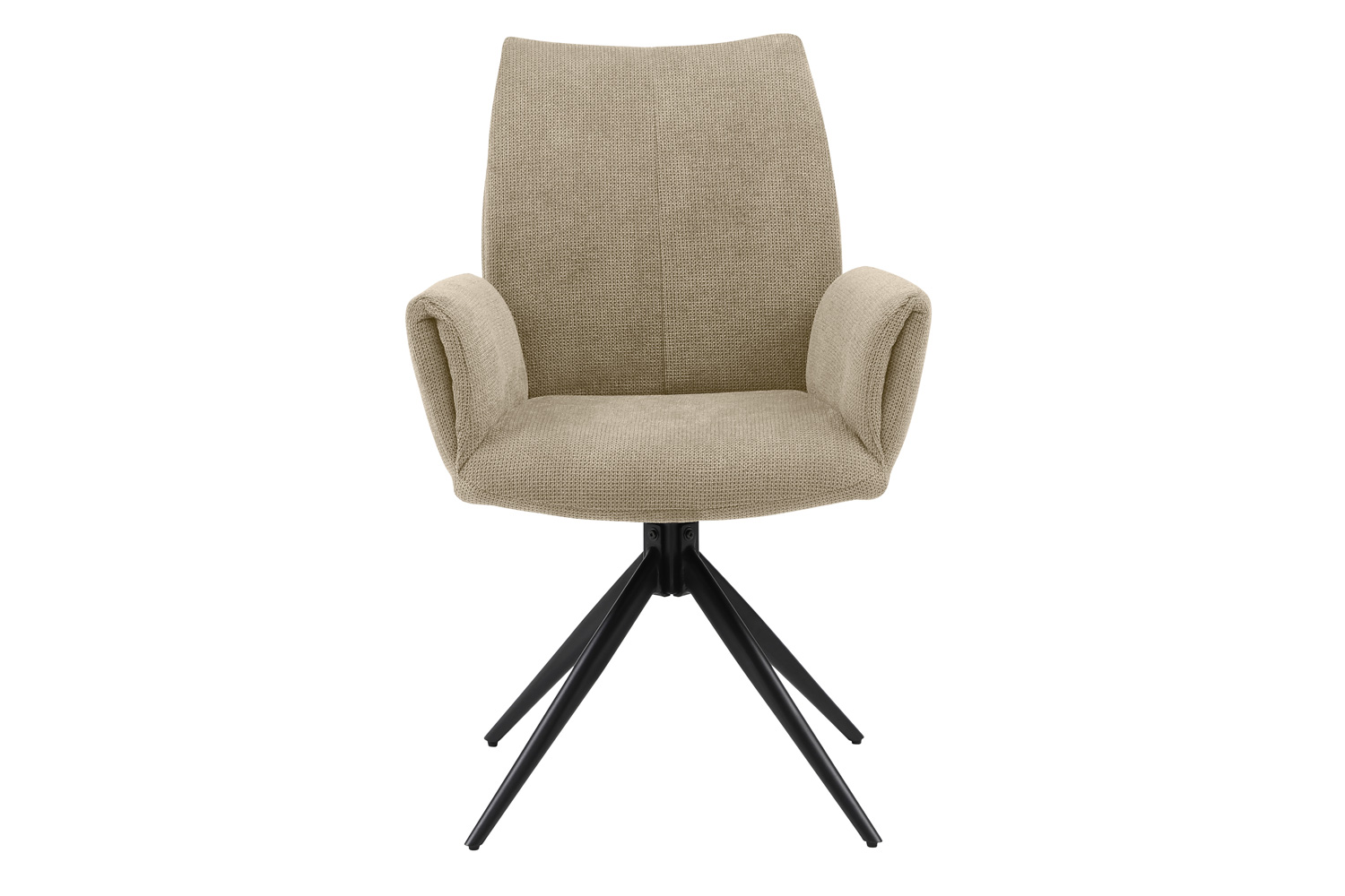 254050MW-esszimmerstuhl-sessel-kamerun-creme_2.jpg Esszimmerstuhl Kamerun Drehstuhl Webstoff Creme Polsterstuhl Armlehnstuhl Sessel