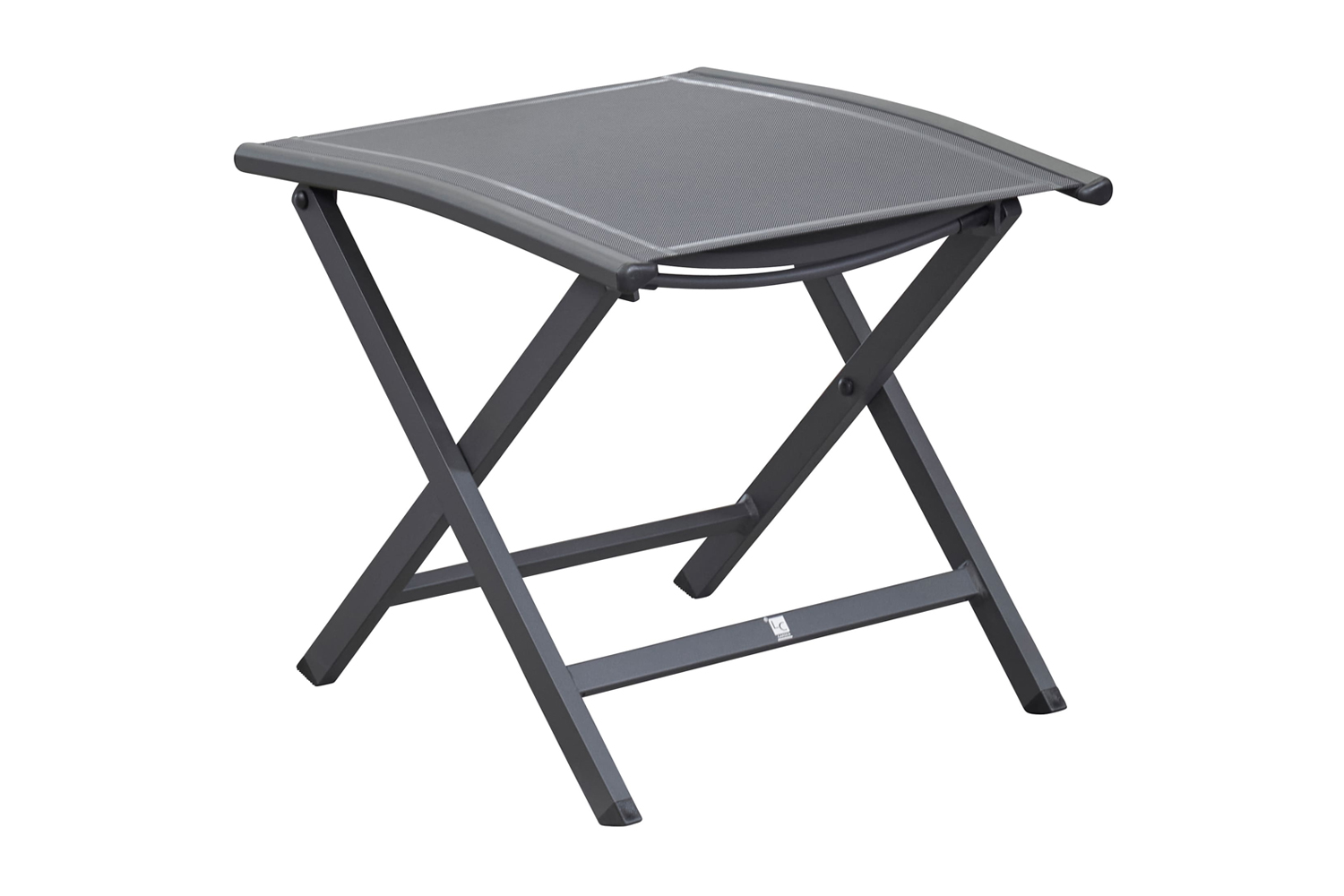 Hocker Fußbank New Jersey Garten Textilen Aluminium Anthrazit Hocker Fußbank New Jersey Garten Textilen Aluminium Anthrazit