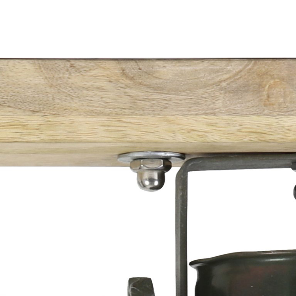 Deckenleuchte ELAY von Light & Living Lampe Holz-Armeegrün 45x18x25 cm