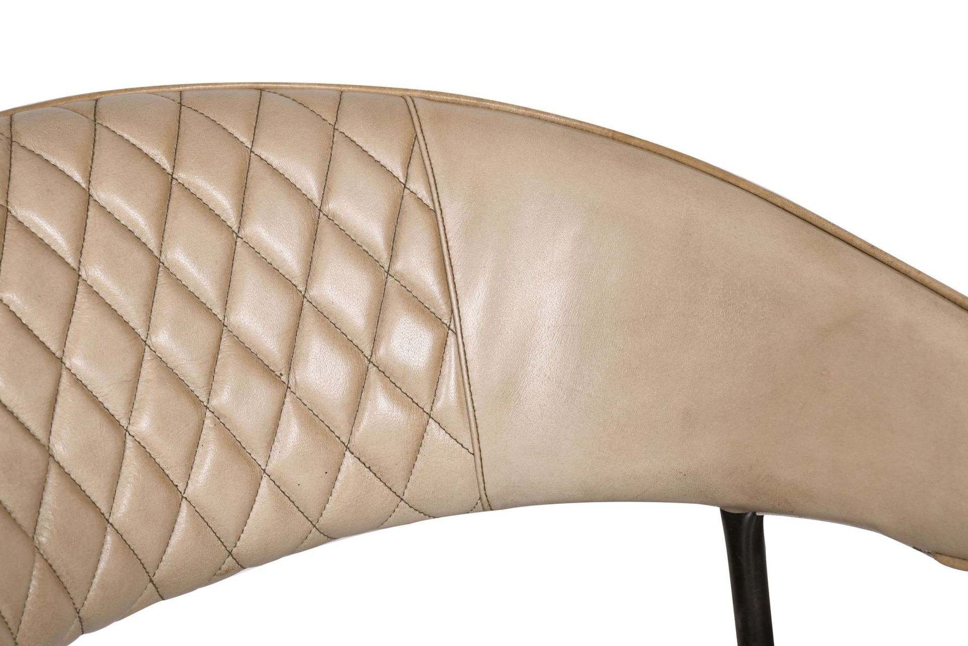 Esszimmerstuhl Mombasa Leder Taupe Industrial Lederstuhl Stuhl