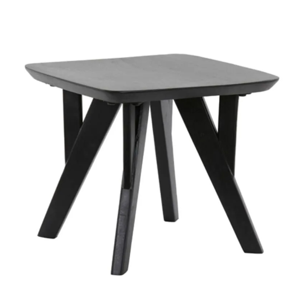 Beistelltisch QUENZA von Light & Living 44x44x36 cm Akazienholz Schwarz