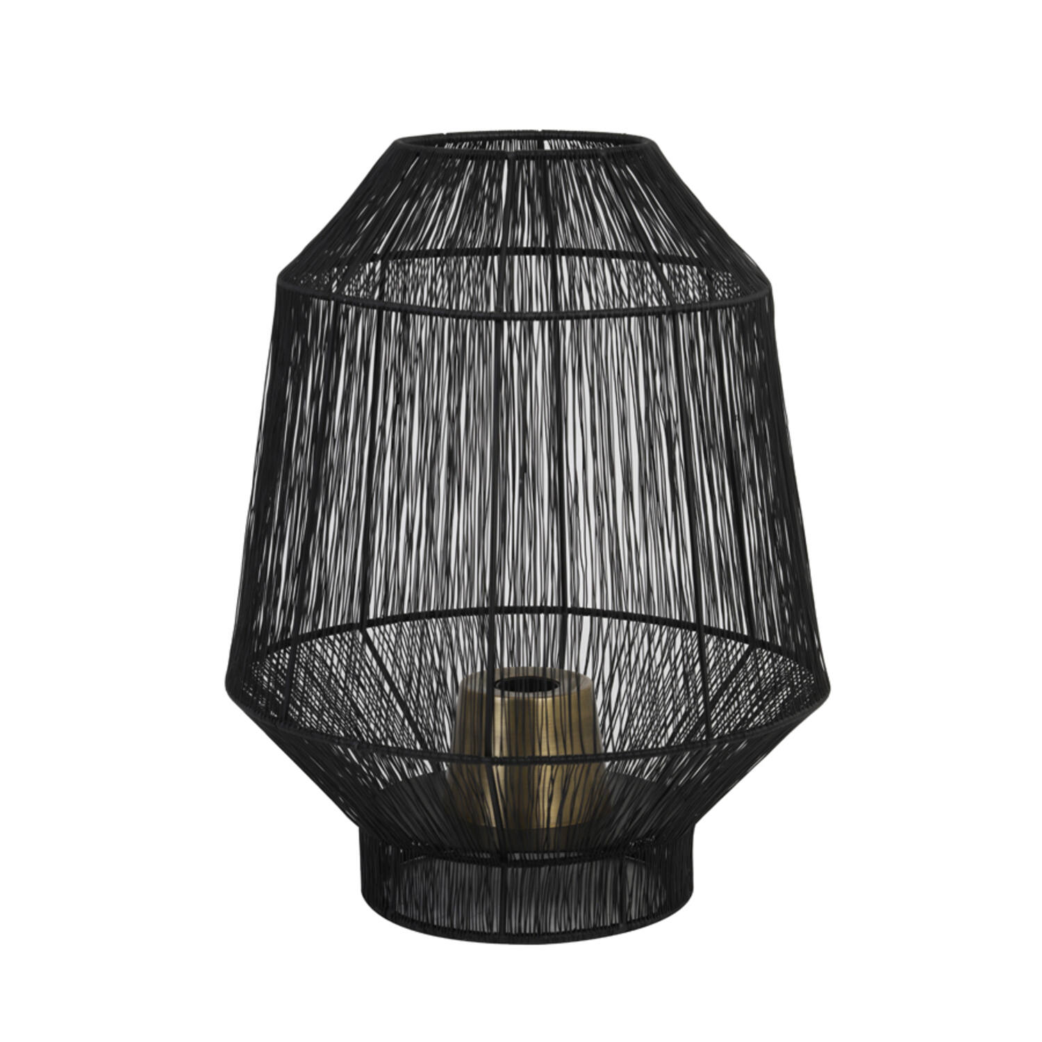 Tischleuchte Lampe VITORA von Light & Living Ø37x46 cm Matt Schwarz Tischleuchte Lampe VITORA von Light & Living Ø37x46 cm Matt Schwarz