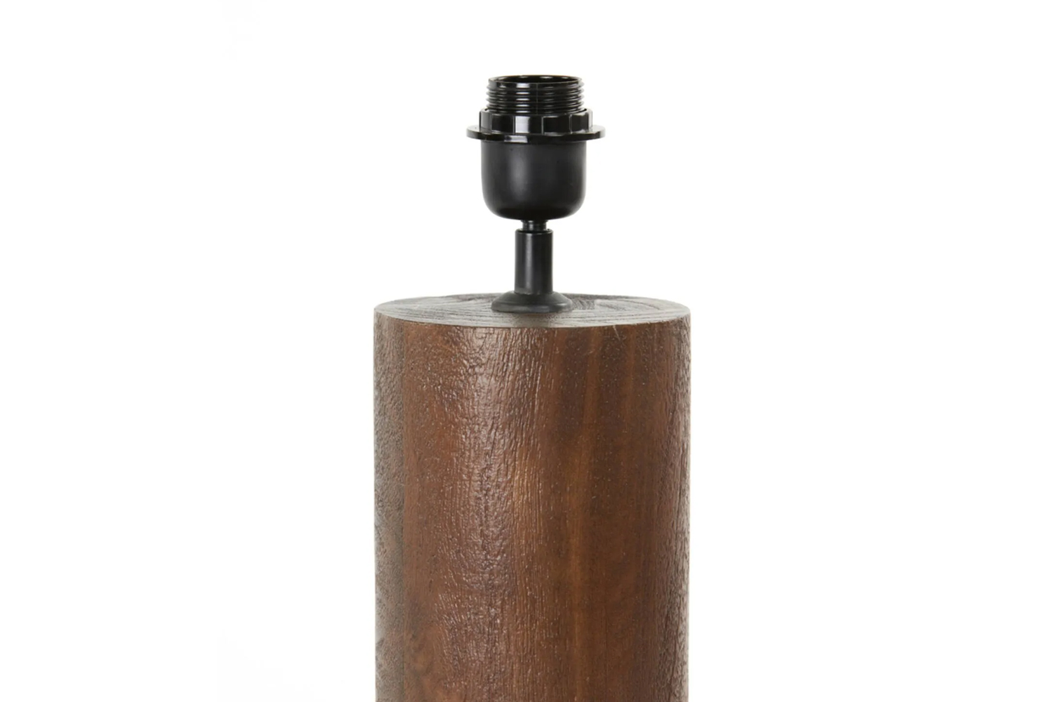 Lampenfuß MANILLA von Light & Living Tischleuchte Ø15x45 cm Holz Braun-Schwarz