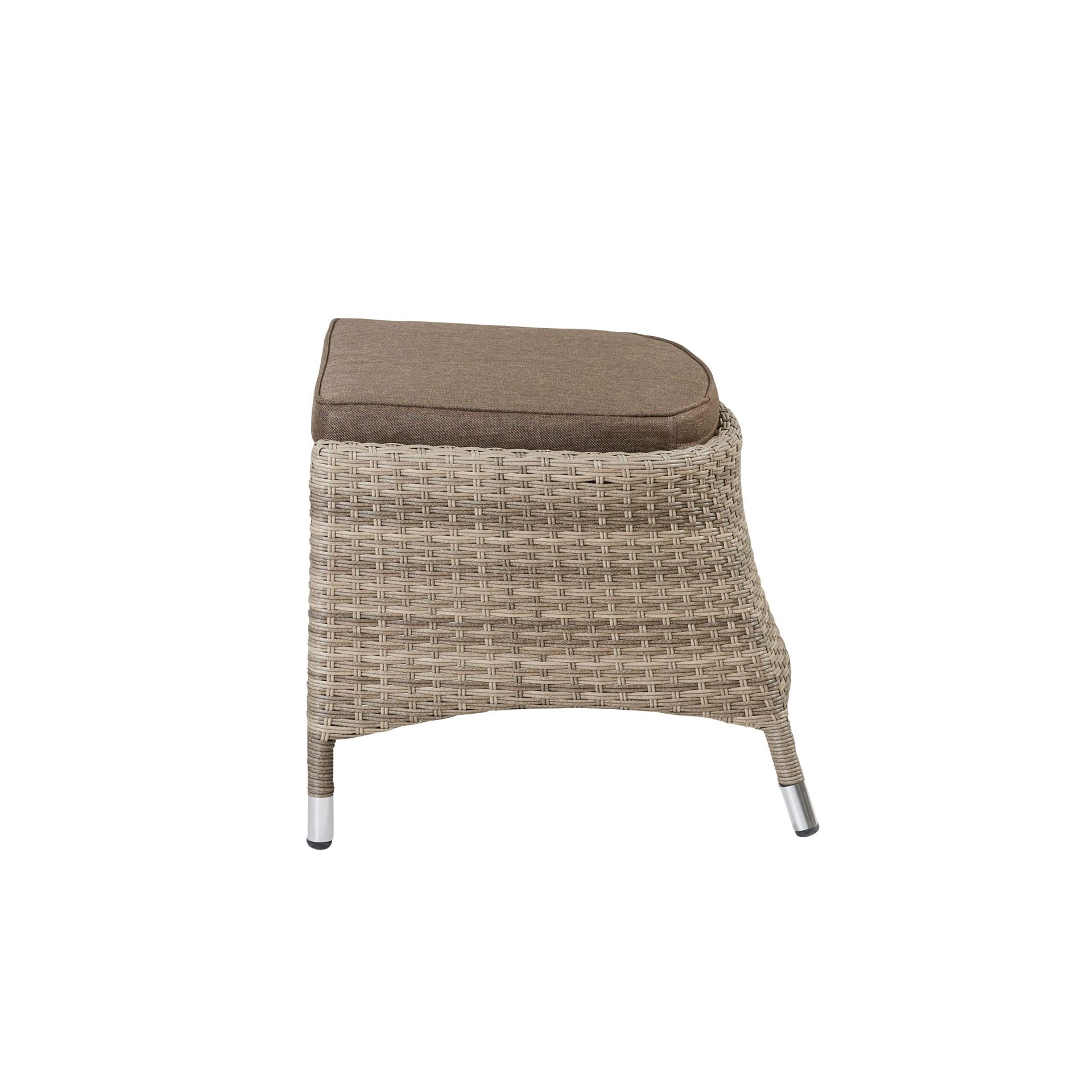 Hocker Fußbank Topeka natur Rattanoptik, Garten, wetterfest Hocker Fußbank Topeka natur Rattanoptik, Garten, wetterfest