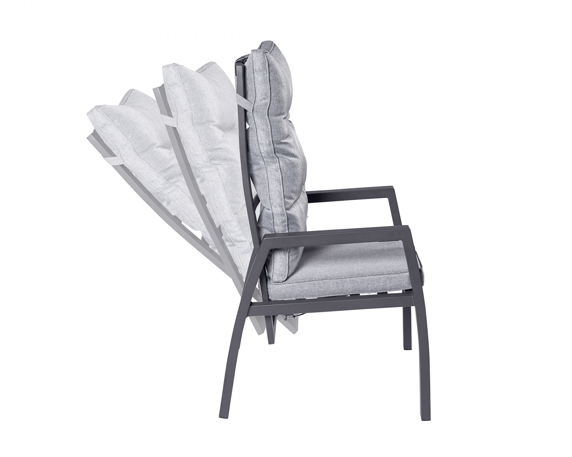 Dining Positionsstuhl Burundi Verstellsessel Gartenstuhl Esstischstuhl anthrazit Dining Positionsstuhl Burundi Verstellsessel Gartenstuhl Esstischstuhl anthrazit