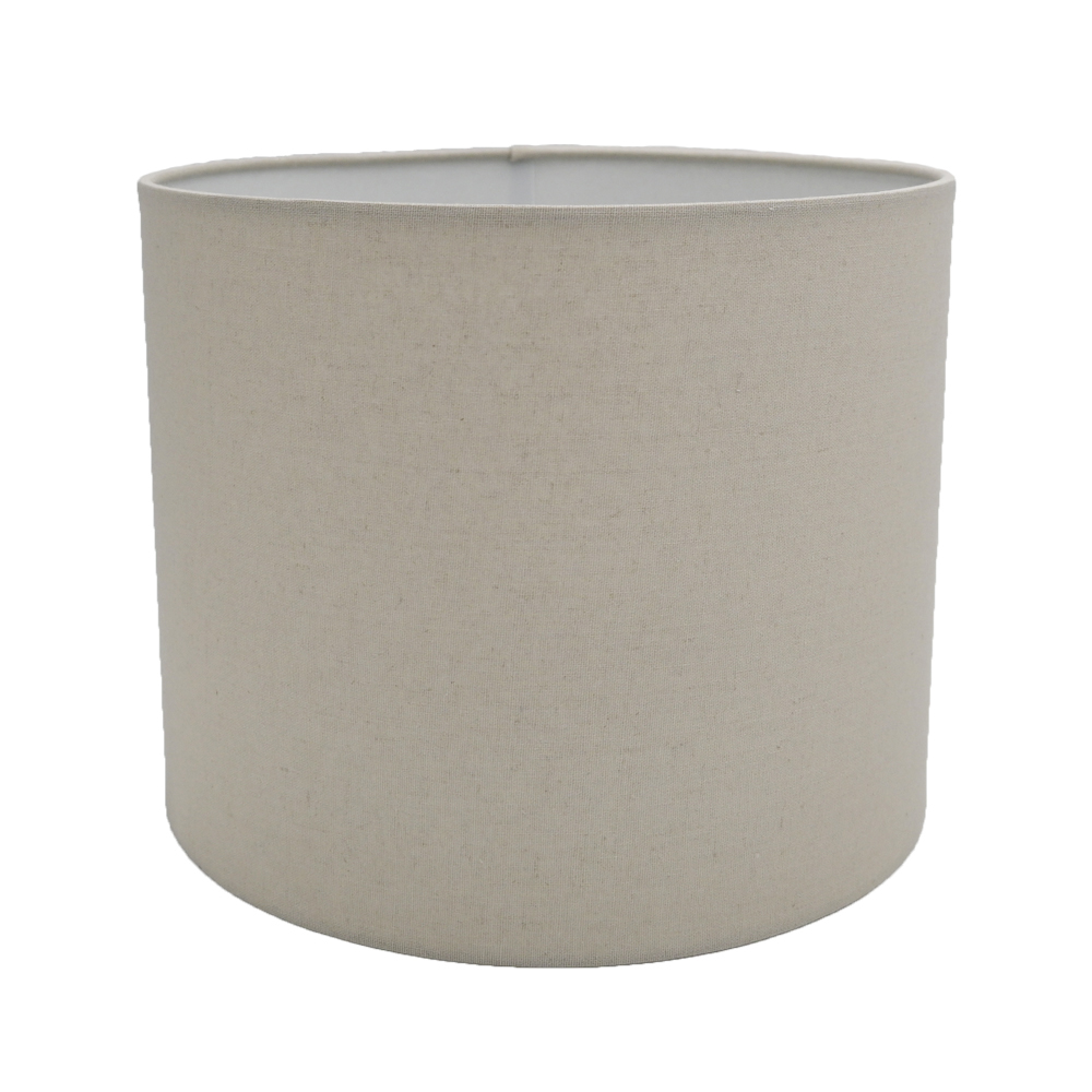 Lampenschirm Zylinder von PTMD Leinen Beige