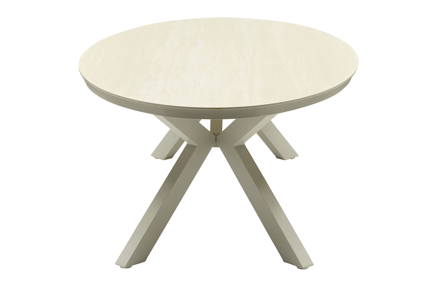 Gartentisch Malte Esstisch Terrassentisch 220x120x69cm Aluminium/sintered stone Taupe