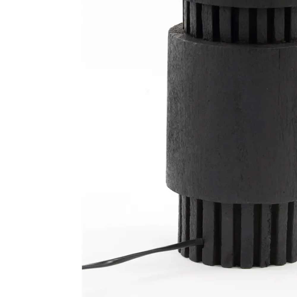 Lampenfuß SAKURA von Light & Living Tischleuchte Ø15x45 cm Holz schwarz