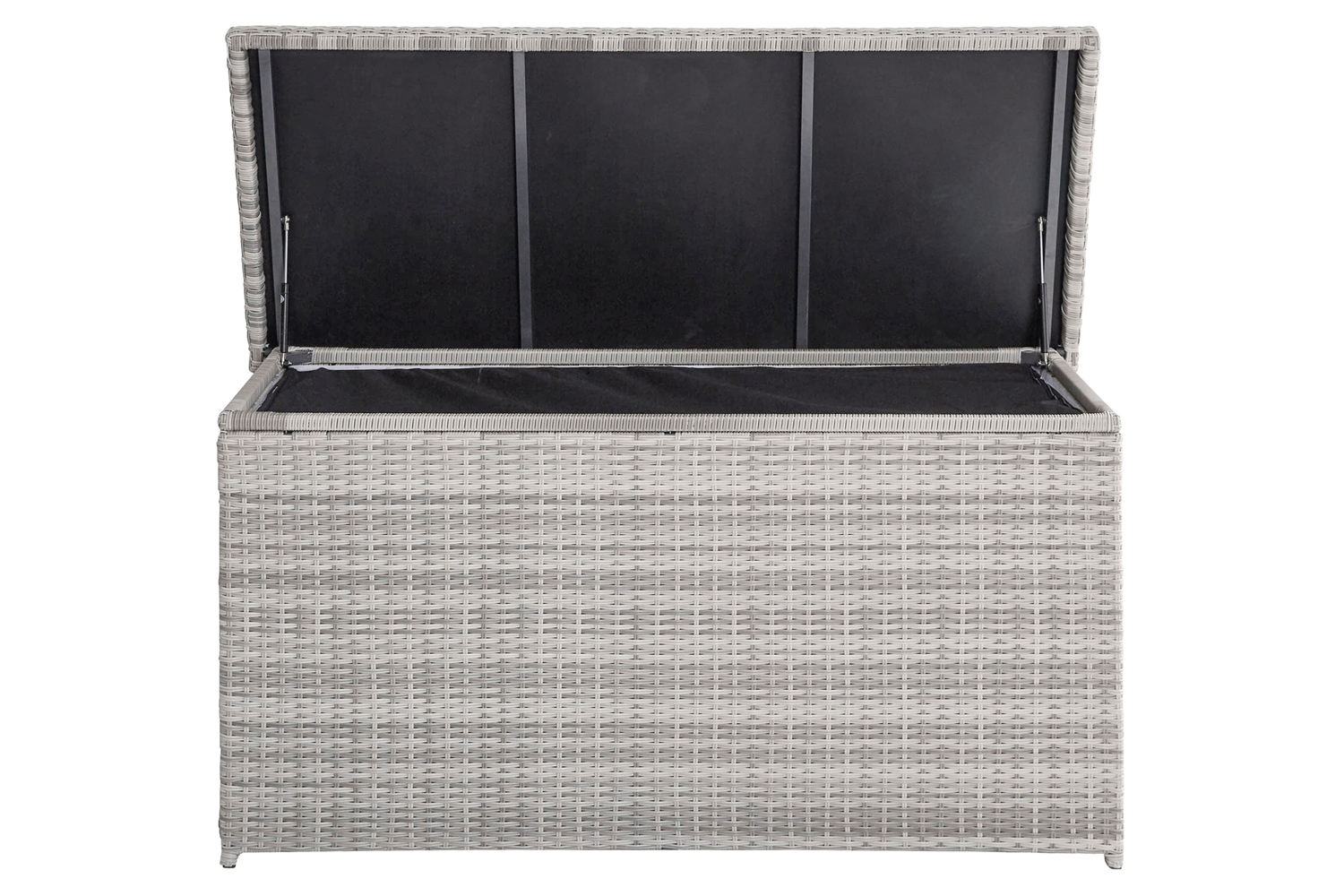 Aufbewahrungsbox Boston Kissenbox Gartentruhe 152x68 cm Weiß-Grau Aufbewahrungsbox Boston Kissenbox Gartentruhe 152x68 cm Weiß-Grau