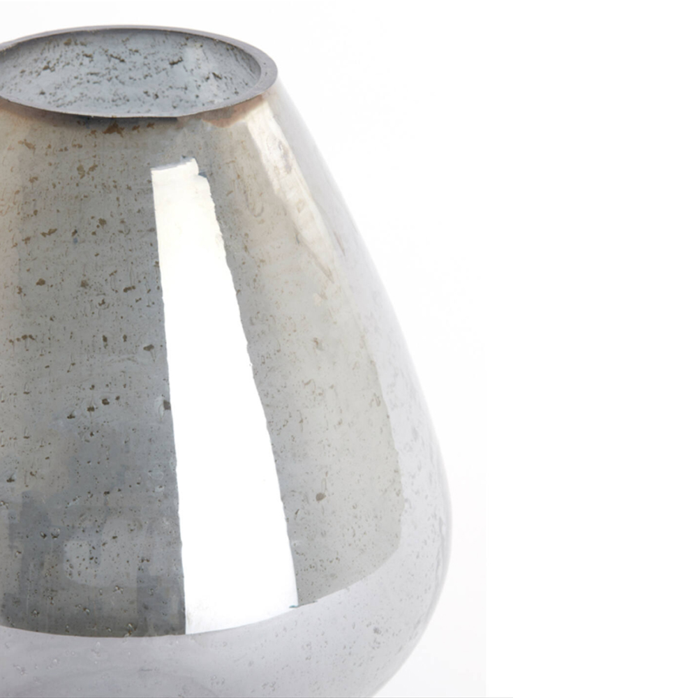 Dekovase Vase LATERZA von Light & Living Blumenvase Ø27x30 cm Glas Steinschlag Dekovase Vase LATERZA von Light & Living Blumenvase Ø27x30 cm Glas Steinschlag