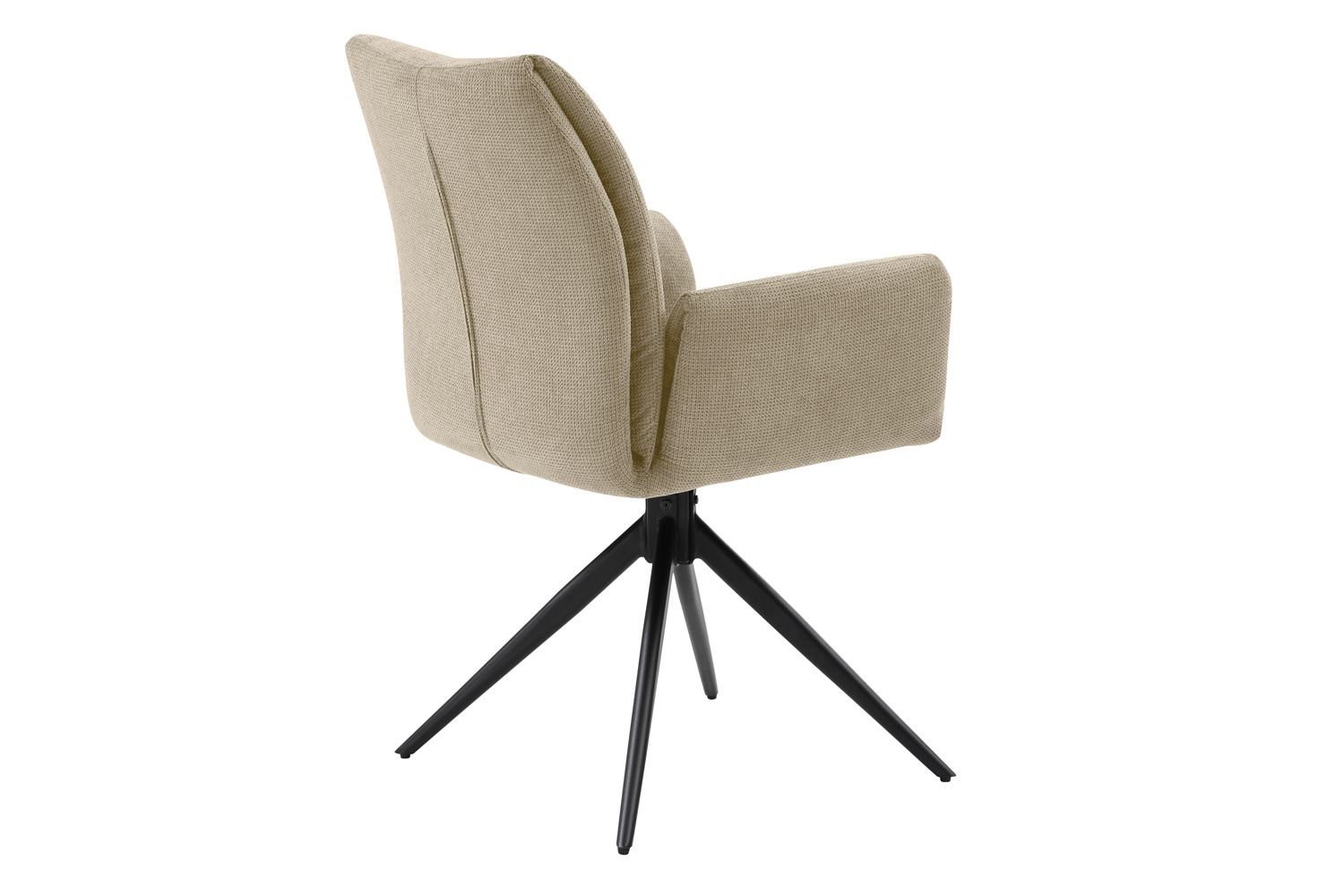 254050MW-esszimmerstuhl-sessel-kamerun-creme_4.jpg Esszimmerstuhl Kamerun Drehstuhl Webstoff Creme Polsterstuhl Armlehnstuhl Sessel