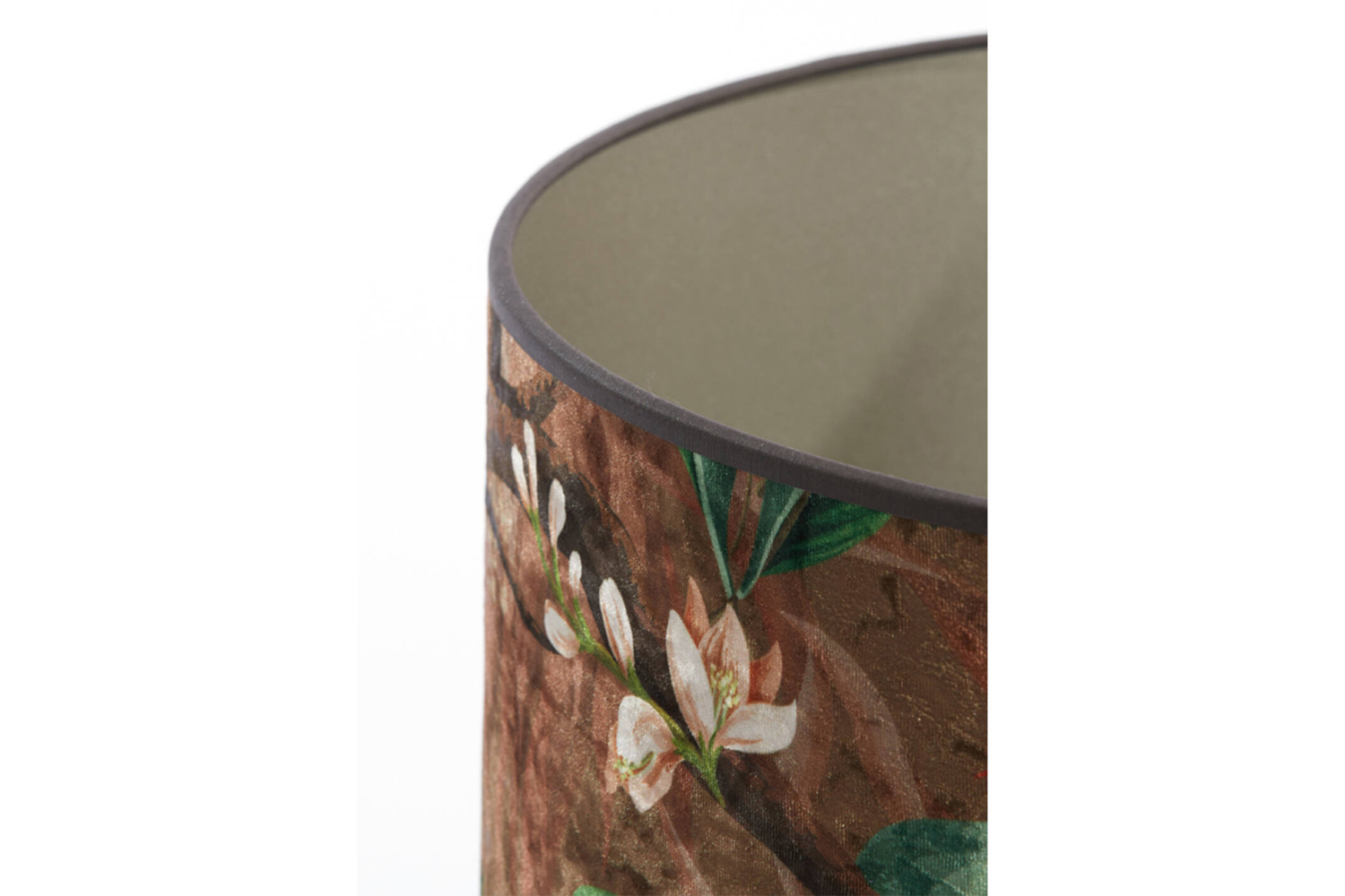 Lampenschirm Zylinder PASSARO von Light & Living Ø40x30 cm Braun