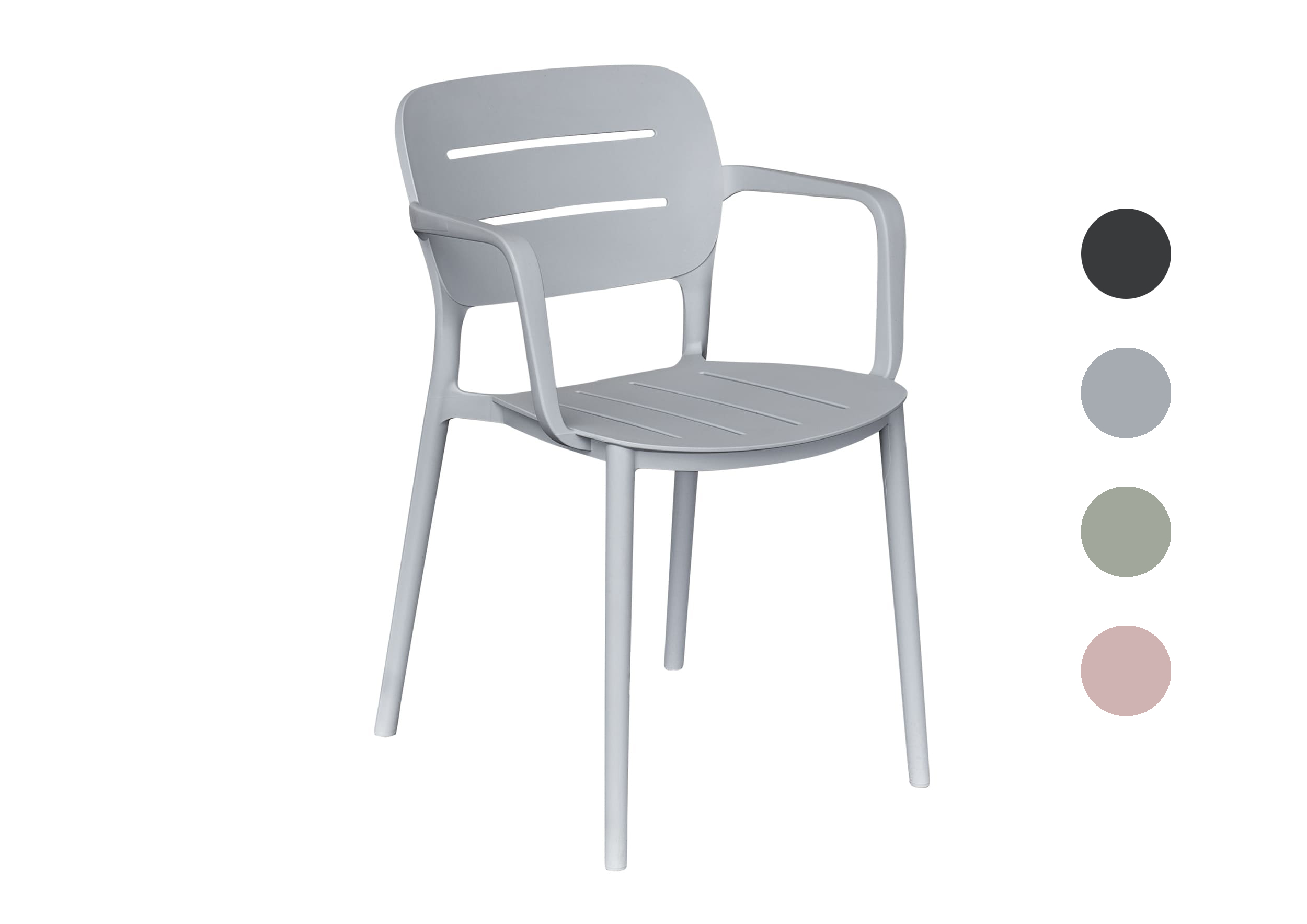 Stapelstuhl Utah Gartenstuhl Bistrostuhl Kunststoffstuhl Grau Stapelstuhl Utah Gartenstuhl Bistrostuhl Kunststoffstuhl