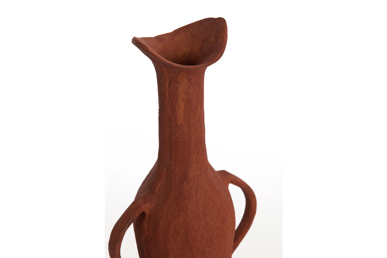 Dekovase Vase ANCONI von Light & Living Blumenvase 15x9,5x40 cm Steinrot