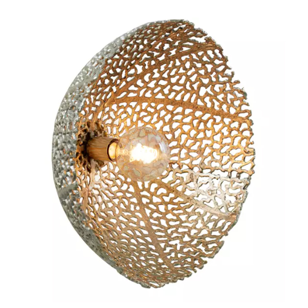 Wandleuchte SINULA von Light & Living Ø45x22 cm Lampe Metall Gold Wandleuchte SINULA von Light & Living Ø45x22 cm Lampe Metall Gold