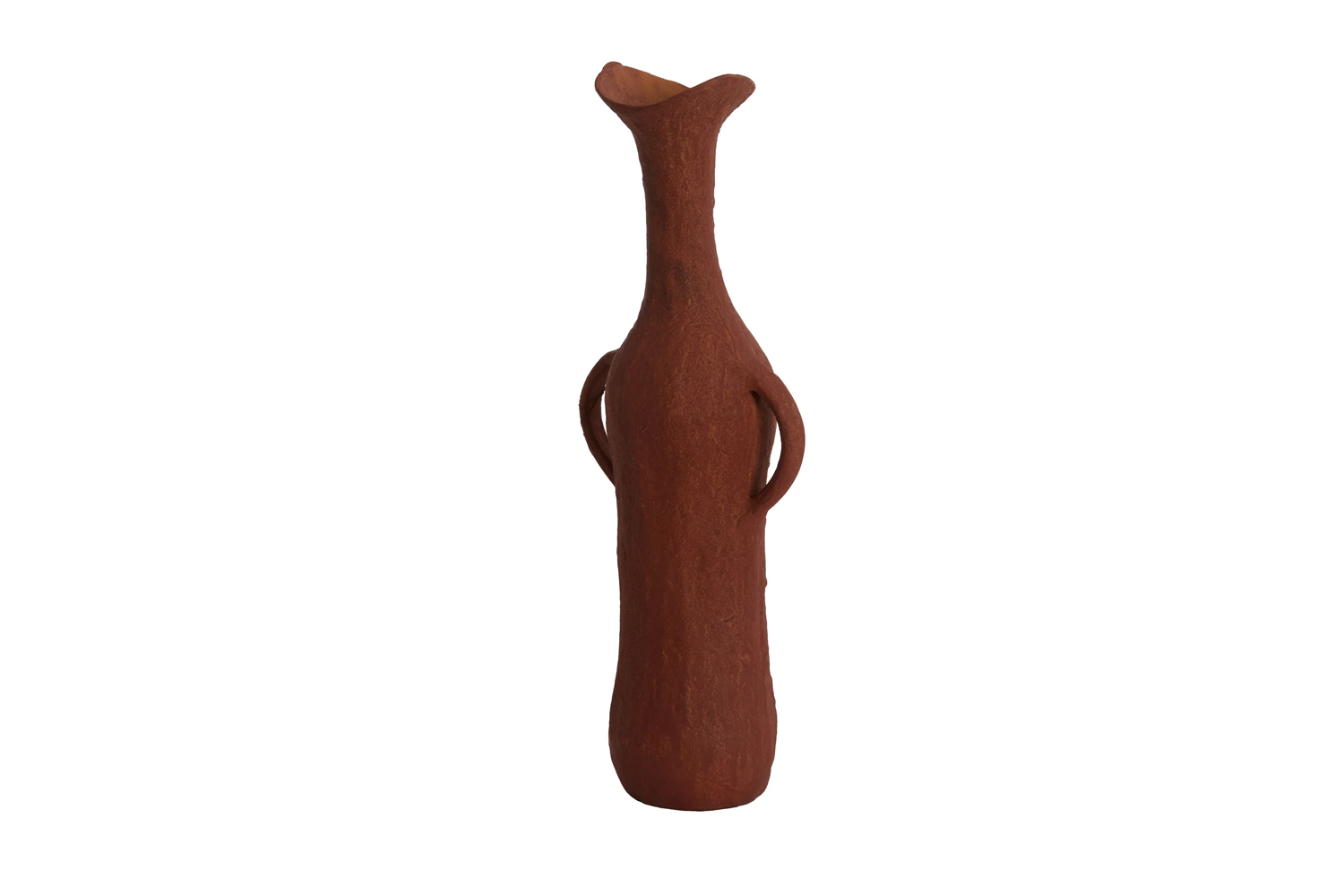Dekovase Vase ANCONI von Light & Living Blumenvase 15x9,5x40 cm Steinrot