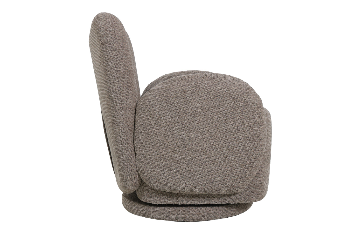 Drehsessel Verona Polstersessel Loungesessel Webstoff Beige