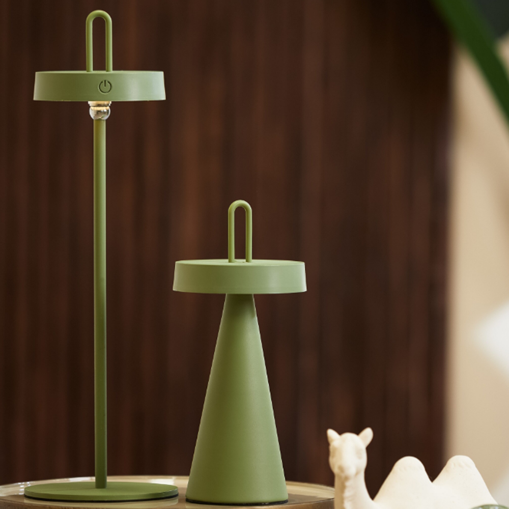 LED Tischleuchte AMPEHA von Light & Living Ø13x47 cm Lampe Olivgrün LED Tischleuchte AMPEHA von Light & Living Ø13x47 cm Lampe Olivgrün