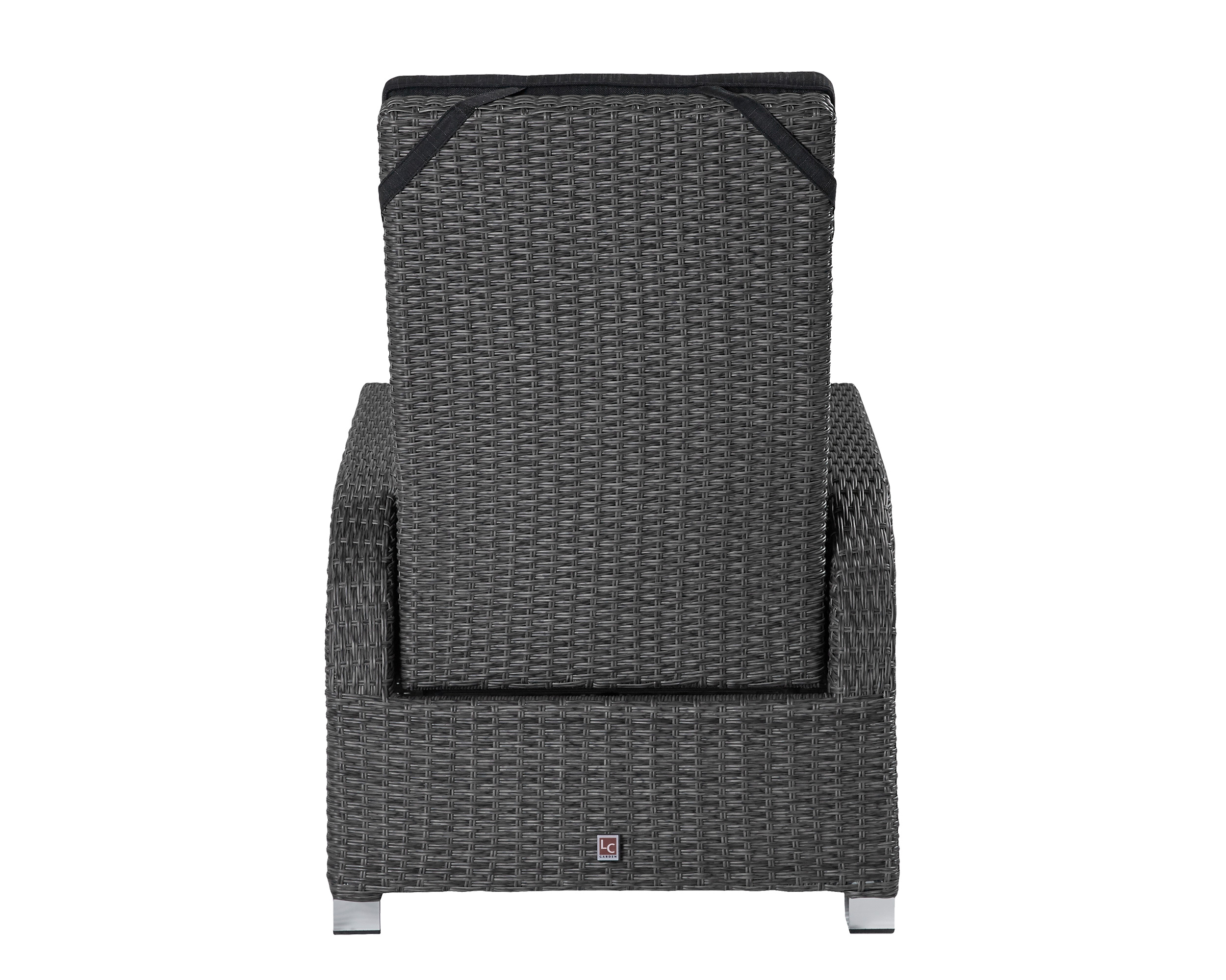 Living Verstellsessel Kansas Gartensessel Liegesessel Loungesessel grau-mix Living Verstellsessel Kansas Gartensessel Liegesessel Loungesessel grau-mix