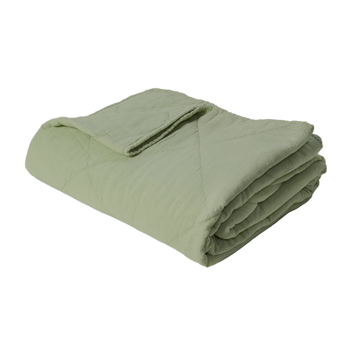 Decke Überwurf 100% Baumwolle 140 x 200 cm Skandinavisch Hellmint Decke Überwurf 100% Baumwolle 140 x 200 cm Skandinavisch