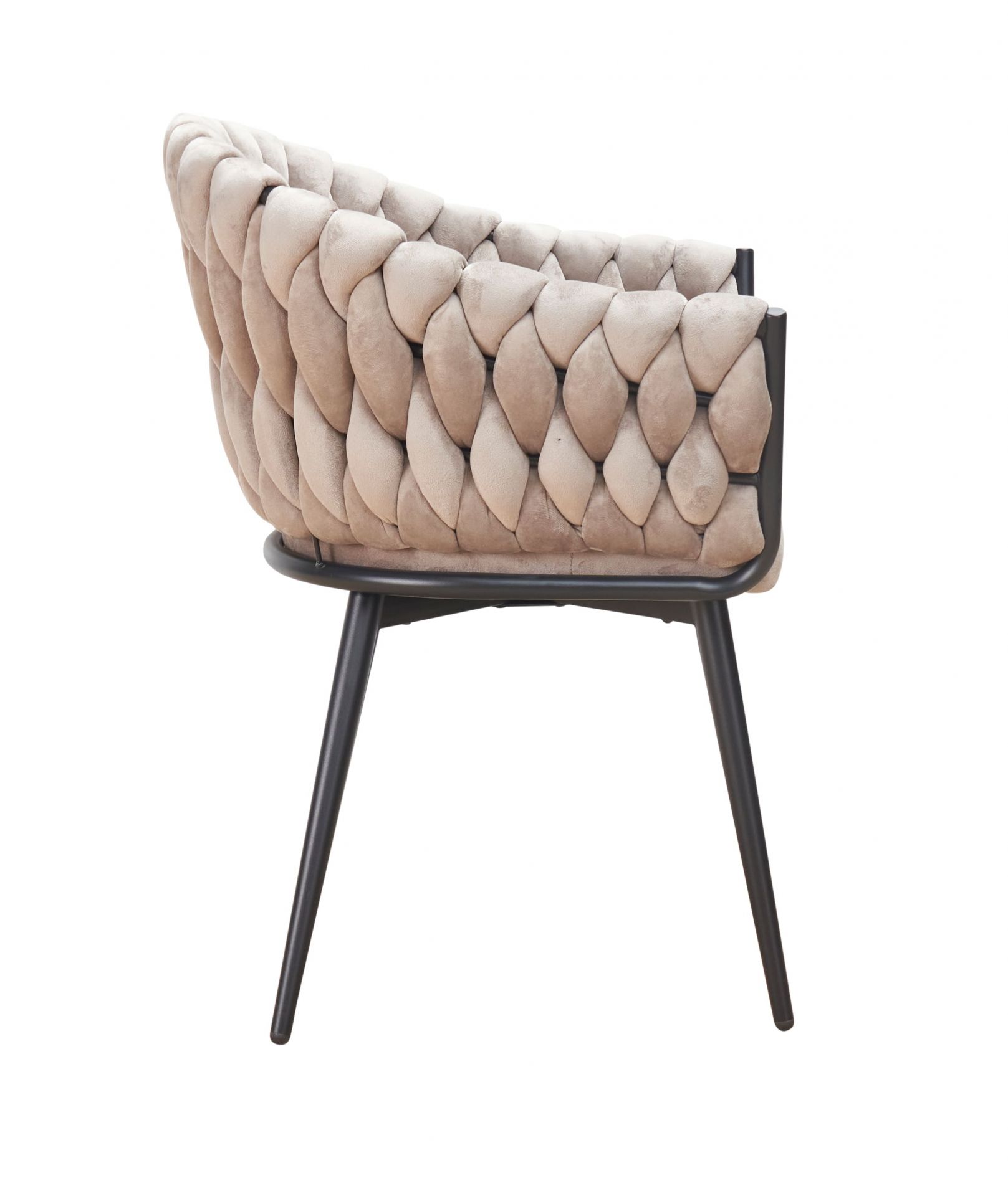 Esszimmerstuhl Georgia Flechtoptik Samt Hellgrau Armlehnenstuhl Designerstuhl Esszimmerstuhl Georgia Flechtoptik Samt Hellgrau Armlehnenstuhl Designerstuhl