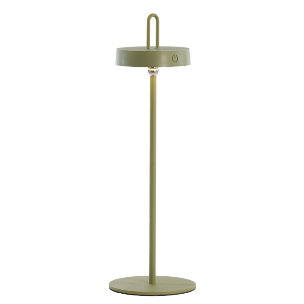 LED Tischleuchte AMPEHA von Light & Living Ø13x47 cm Lampe Olivgrün LED Tischleuchte AMPEHA von Light & Living Ø13x47 cm Lampe Olivgrün