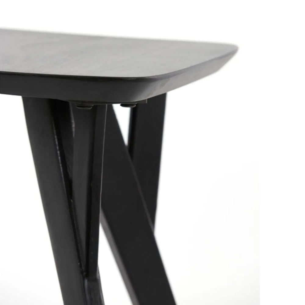 Beistelltisch QUENZA von Light & Living 44x44x36 cm Akazienholz Schwarz