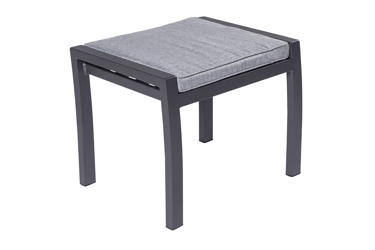 Hocker Fußbank Burundi inkl. Kissen Garten Anthrazit Aluminium Hocker Fußbank Burundi inkl. Kissen Garten Anthrazit Aluminium