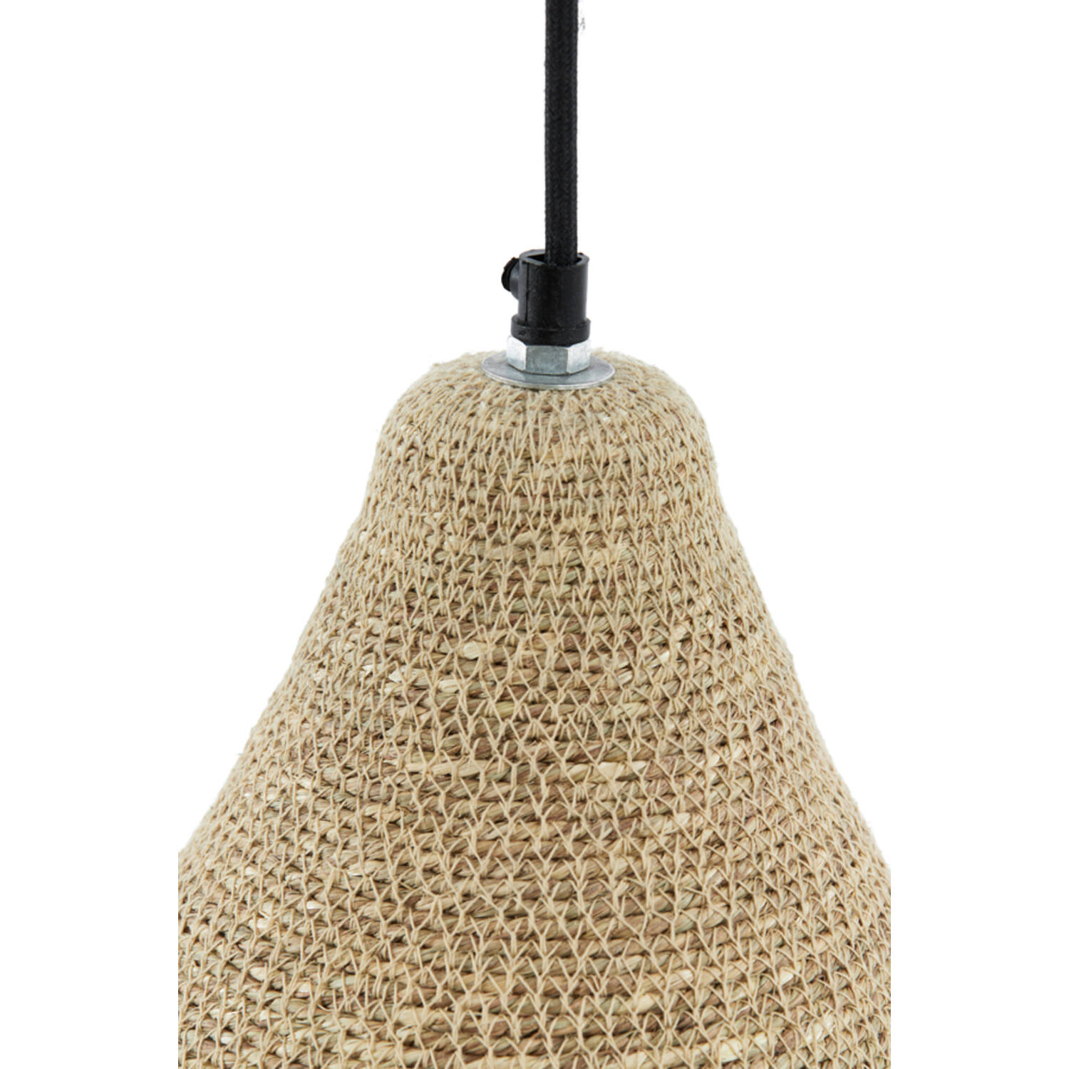 Deckenleuchte Hängeleuchte BRESCIA von Light & Living Ø36x37 Lampe Seegras crème-braun